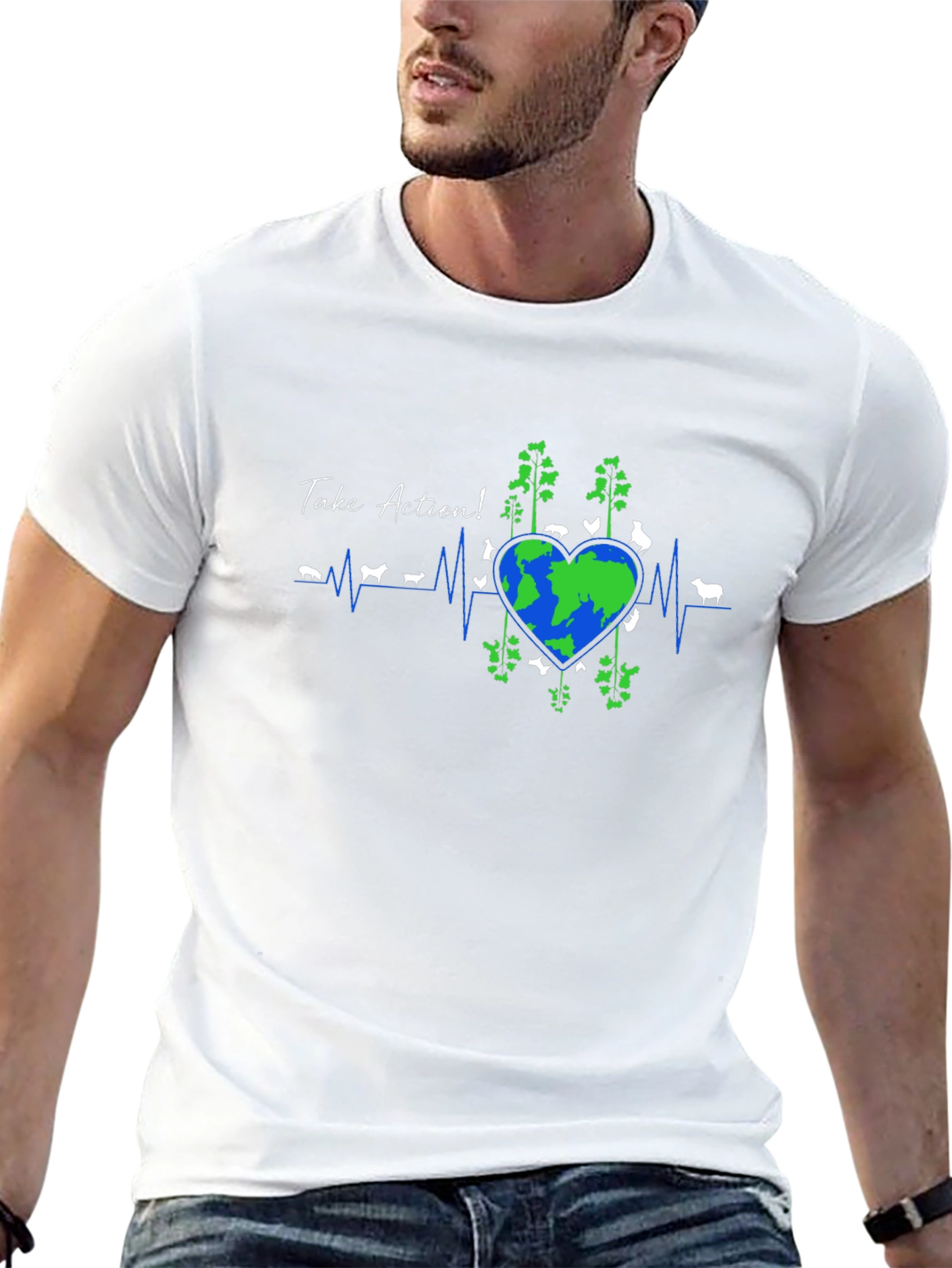 Earth Heartbeat Tee - Take Action!