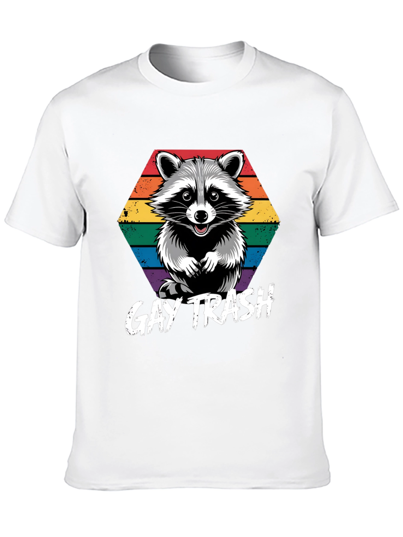 Gay Trash Raccoon Pride T-Shirt