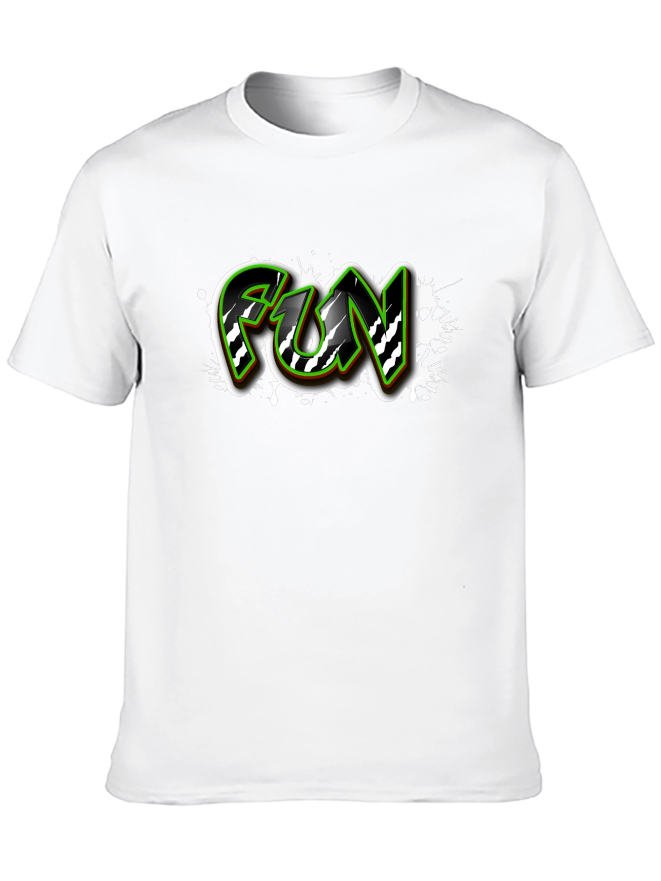 Fun Graphic Tee - Trendy Black T-Shirt