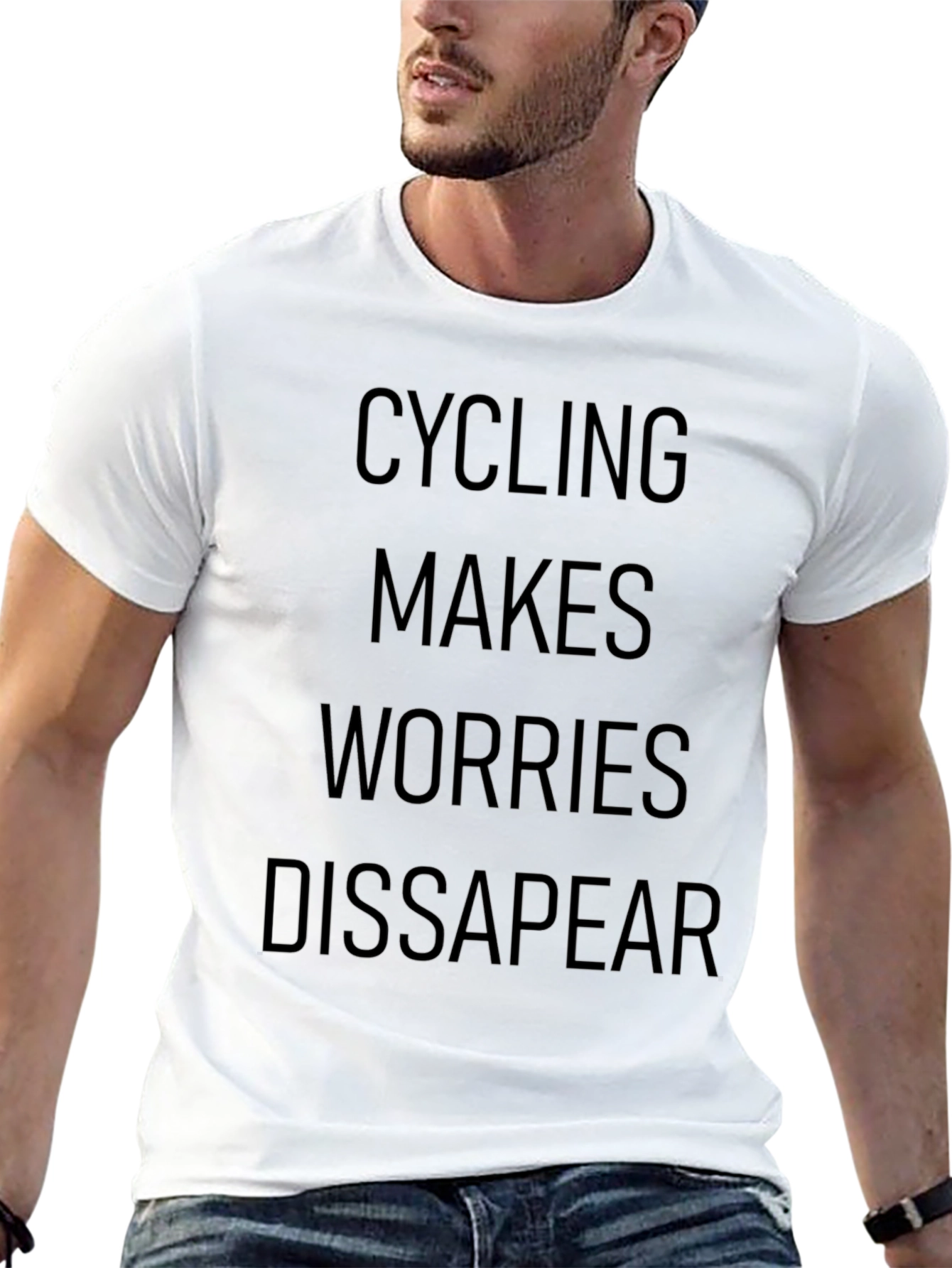 Cycling Makes Worries Disappear T-Shirt