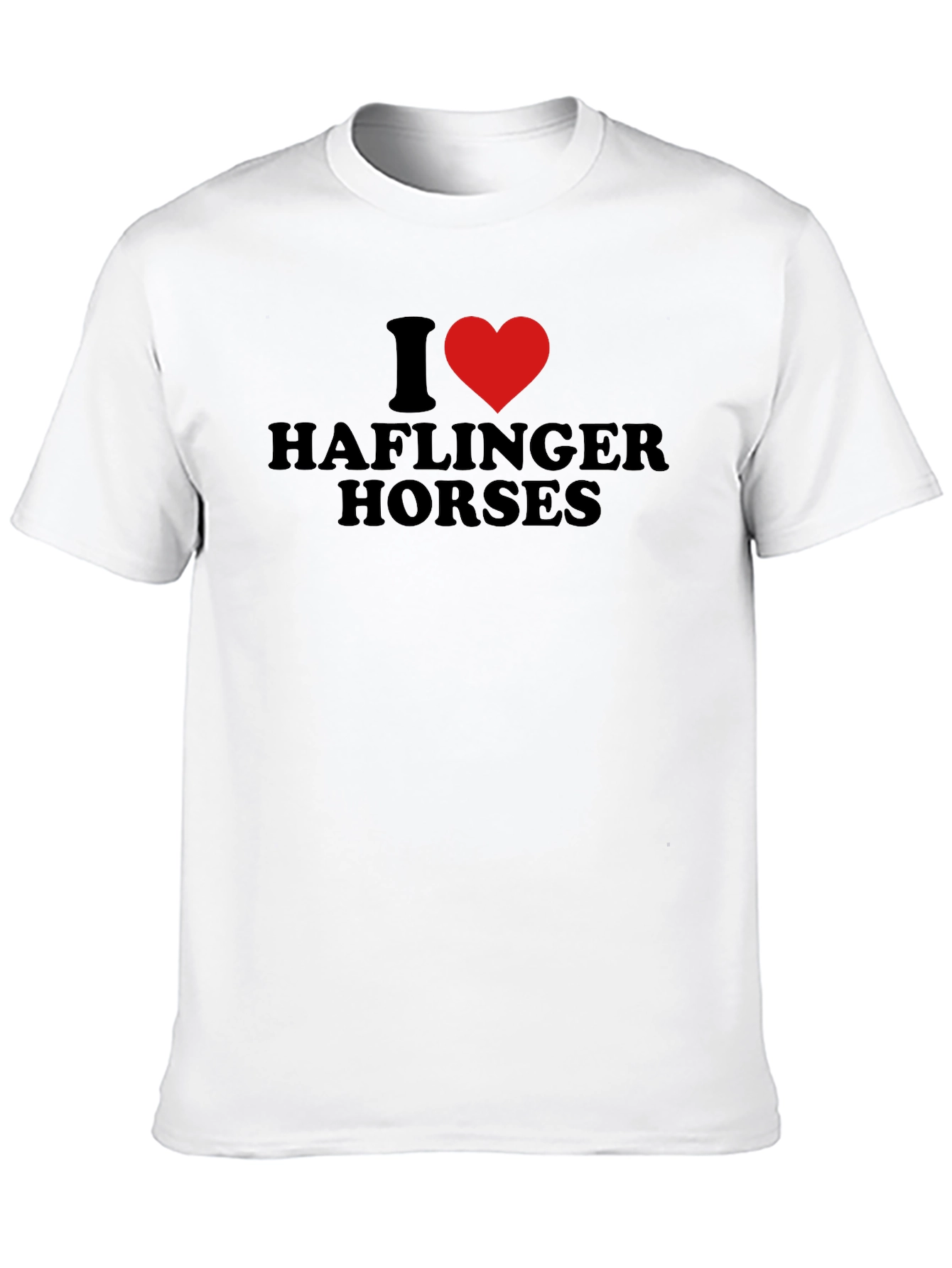 I Heart Haflinger Horses Graphic Tee