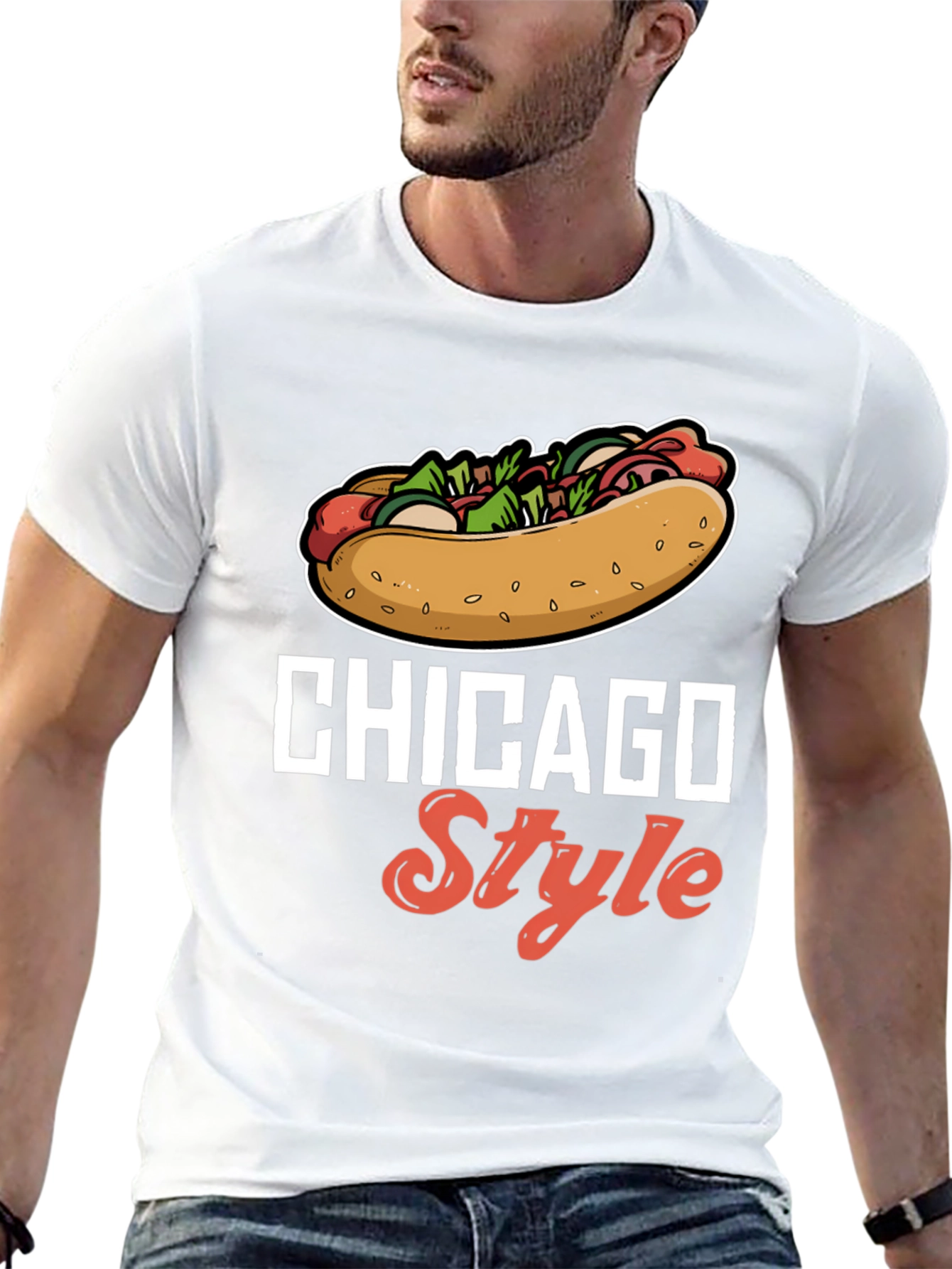 Chicago Style Hotdog T-Shirt