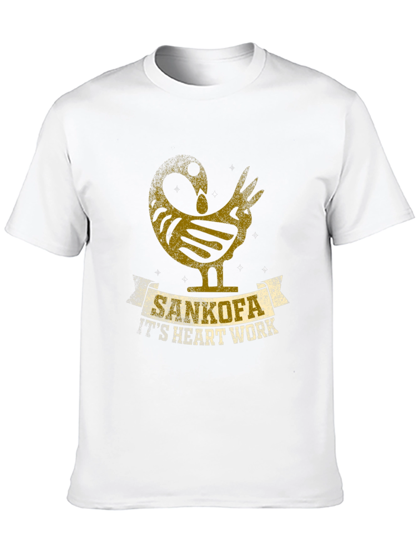 Sankofa T-Shirt - Its Heart Work Graphic Tee