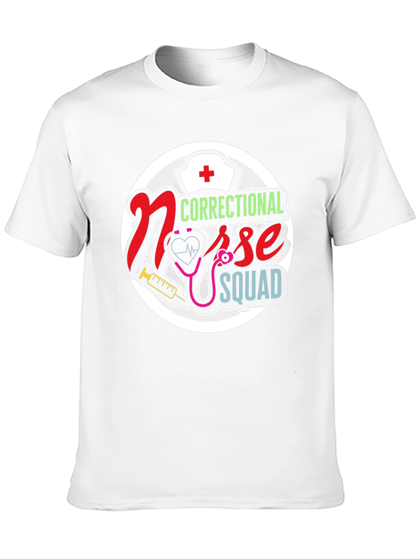Correctional Nurse Squad Graphic T-Shirt