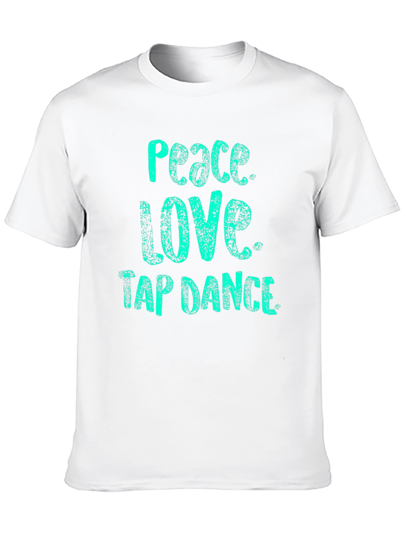 Peace Love Tap Dance Black T-Shirt