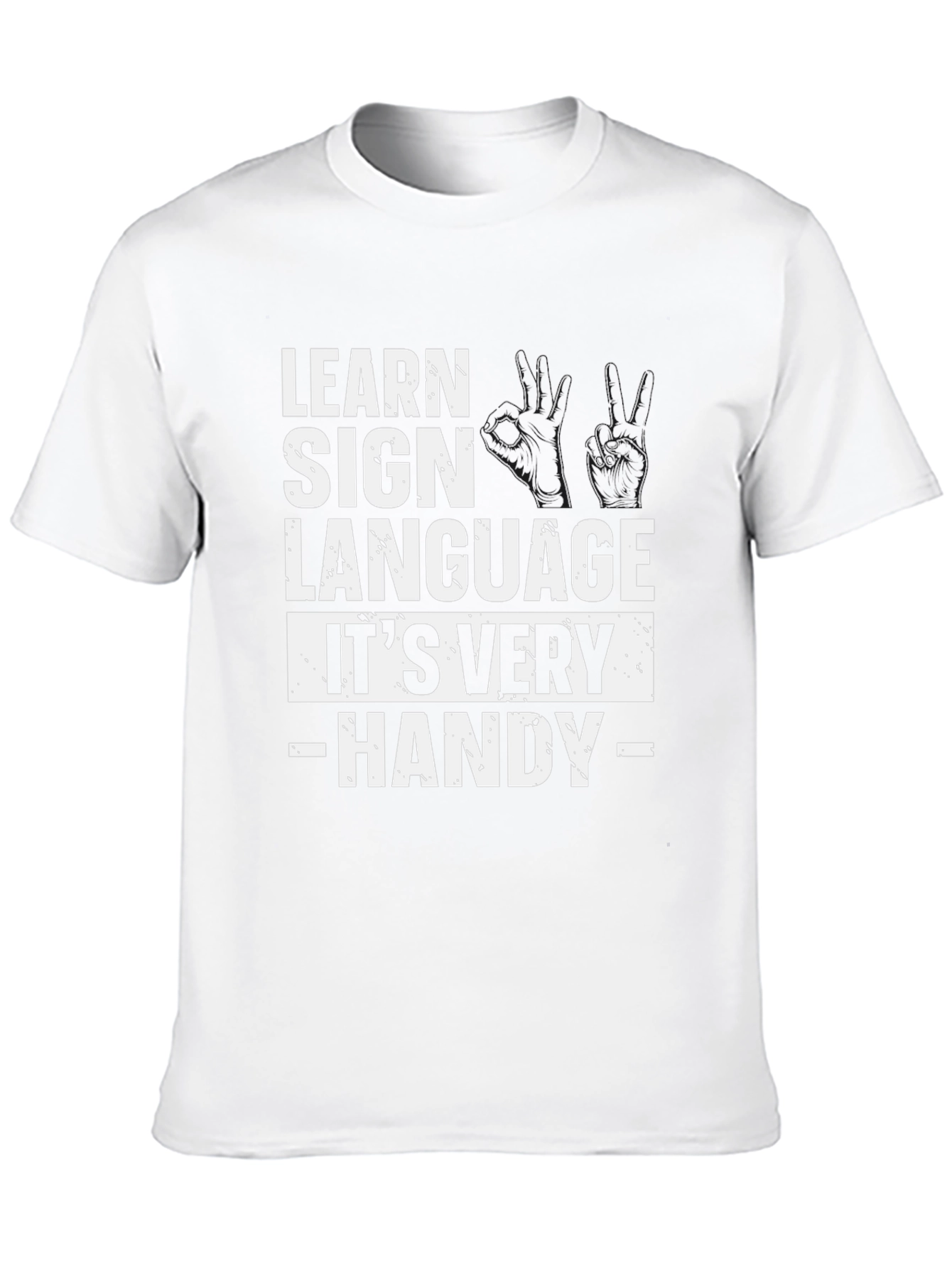 Learn Sign Language Graphic T-Shirt