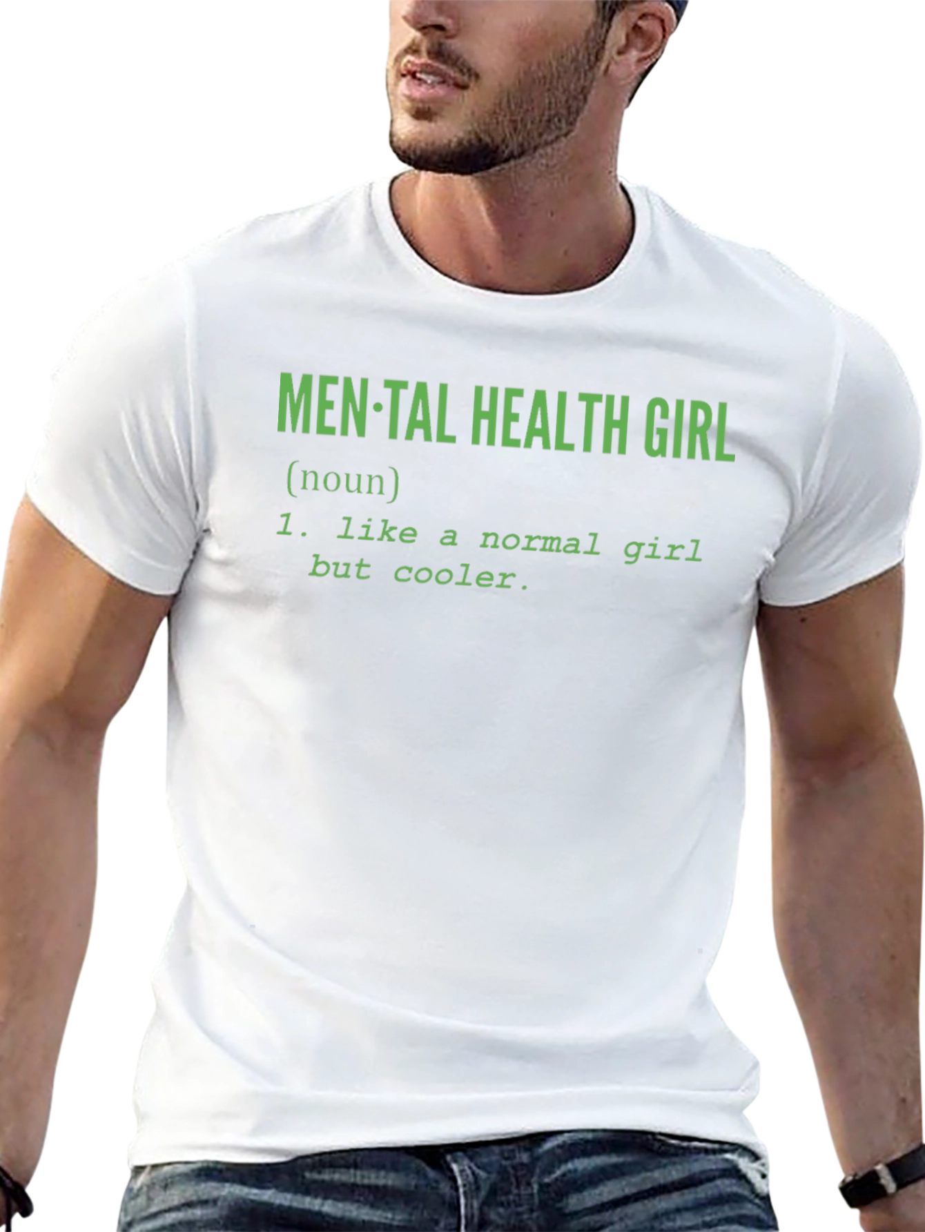 Mental Health Girl T-Shirt - Cool Definition
