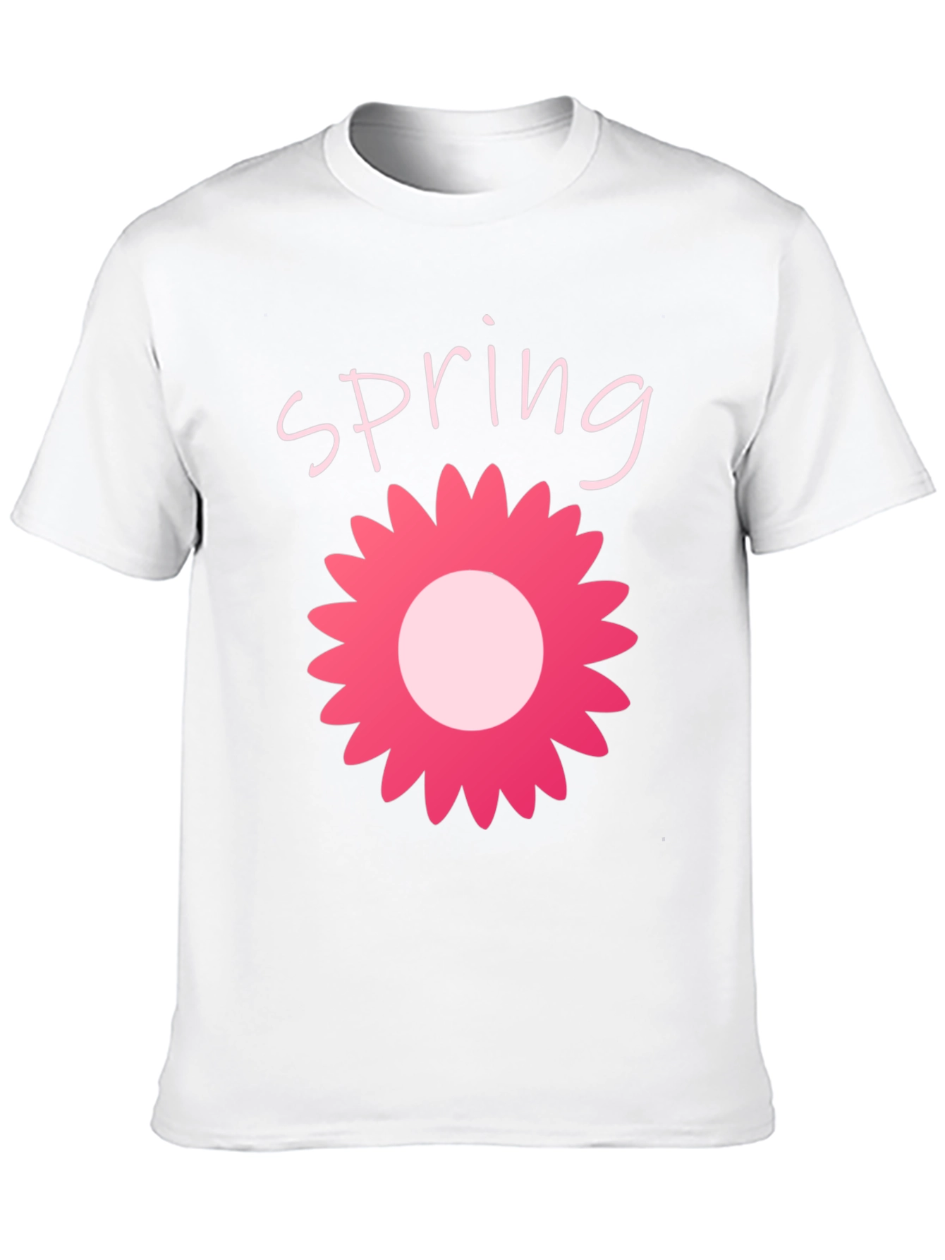 Spring Flower Graphic T-Shirt - Casual Comfort
