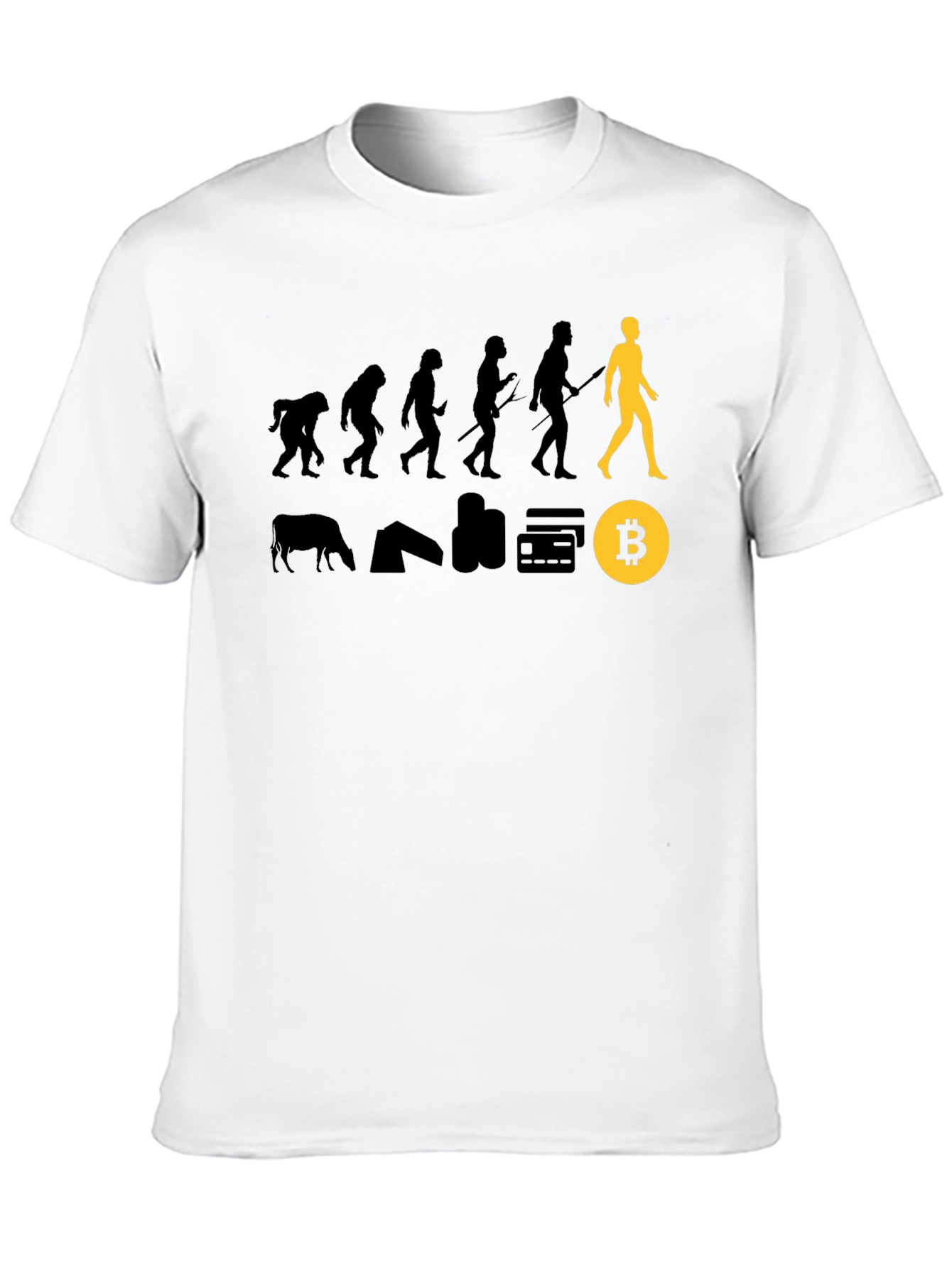 Bitcoin Evolution Black T-Shirt
