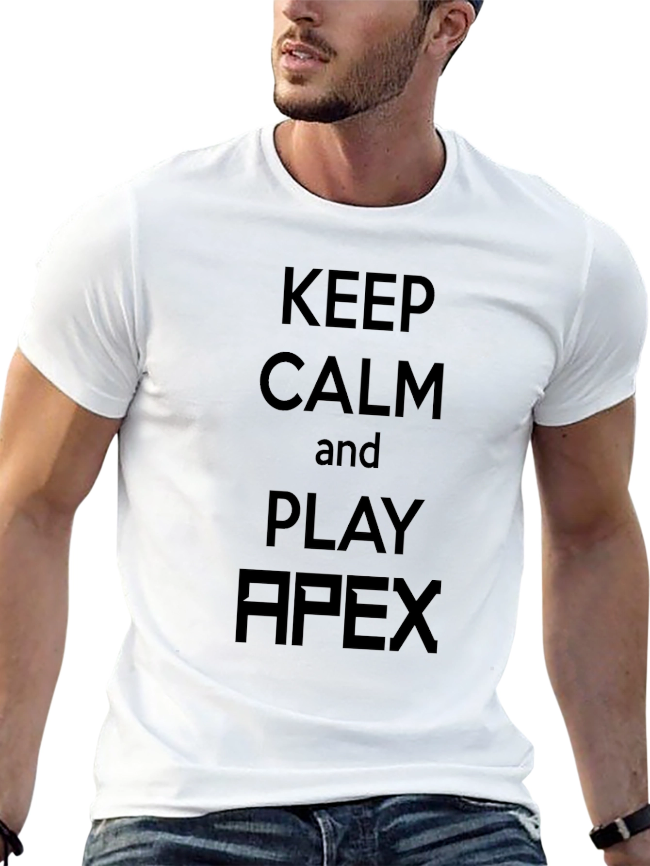 Keep Calm and Play Apex Black T-Shirt