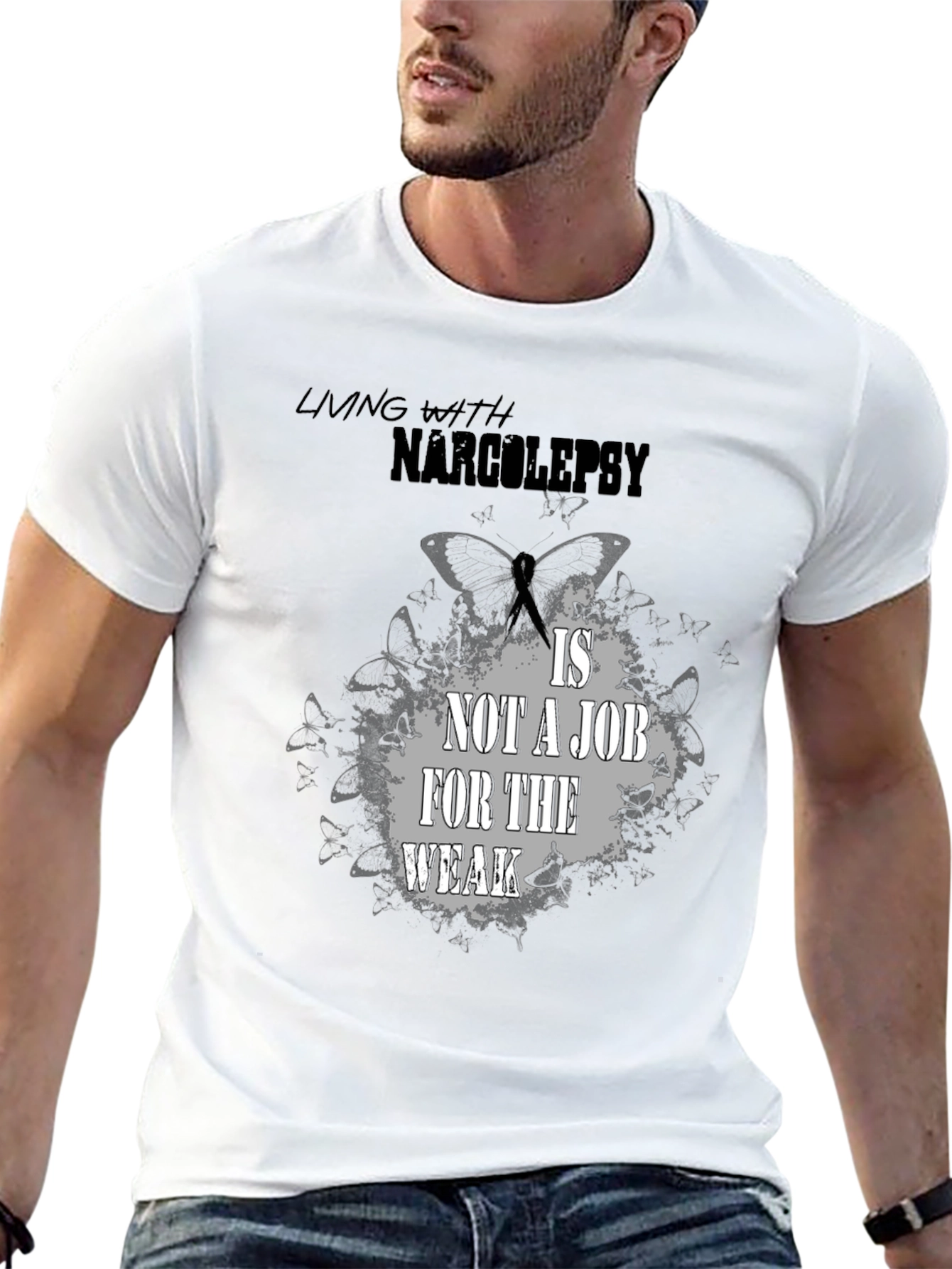 Narcolepsy Awareness T-Shirt - Living With It