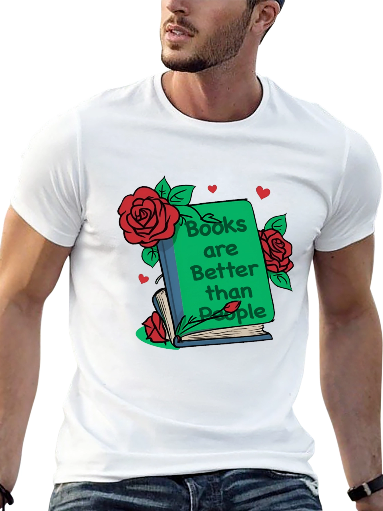 Books Are Better Than People Graphic Tee