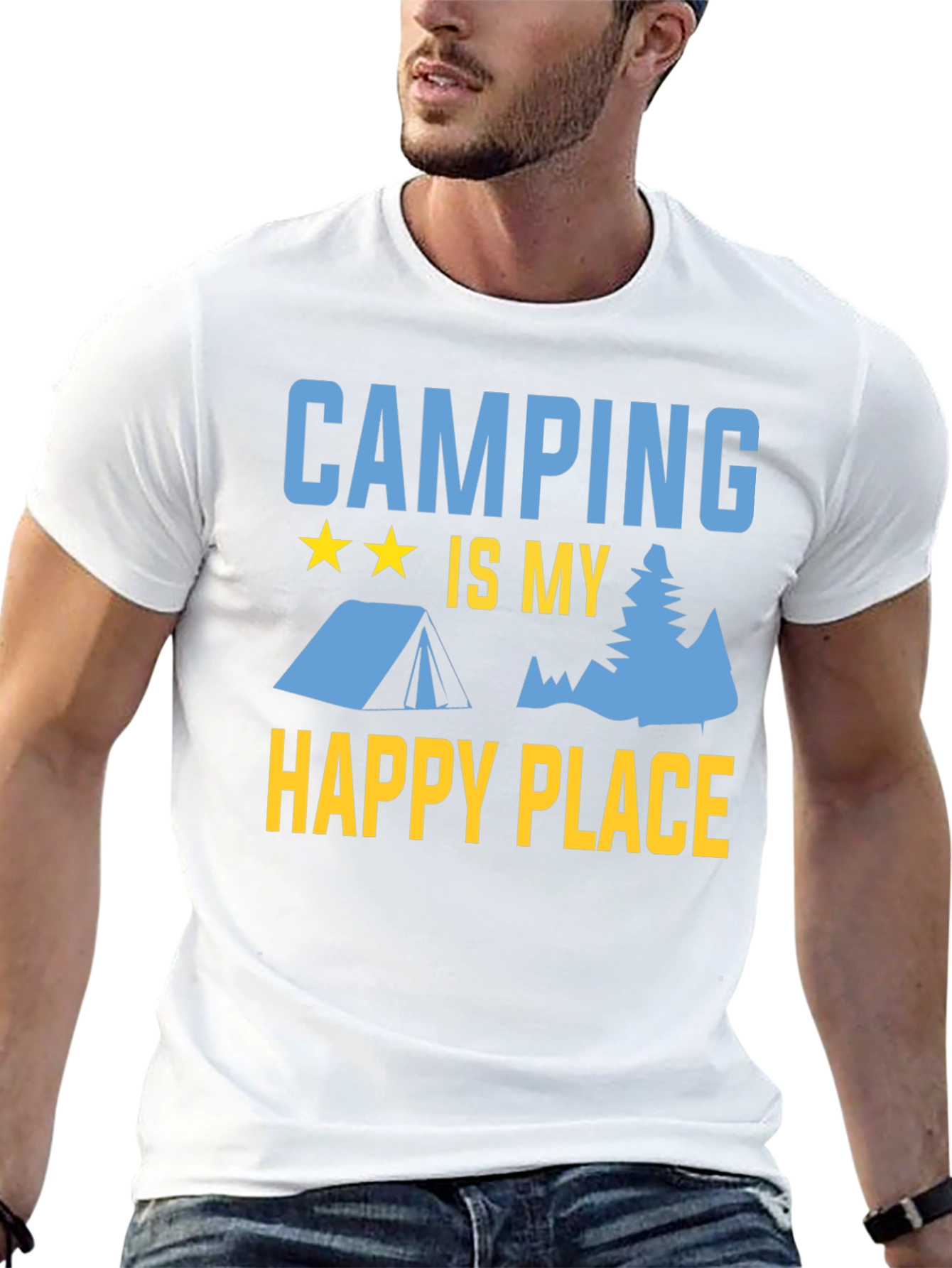 Camping is My Happy Place Graphic Tee