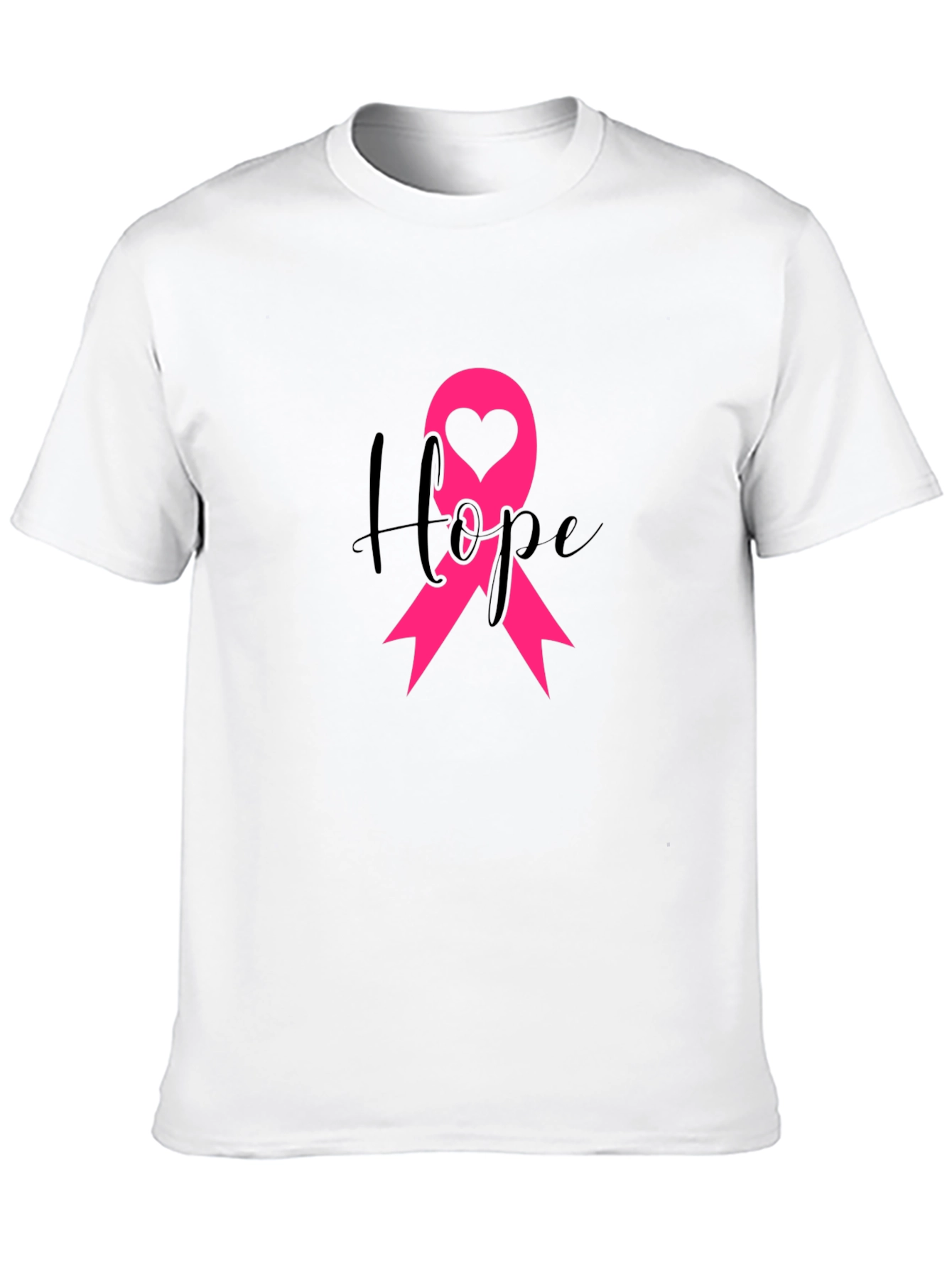 Hope Breast Cancer Awareness Ribbon T-Shirt