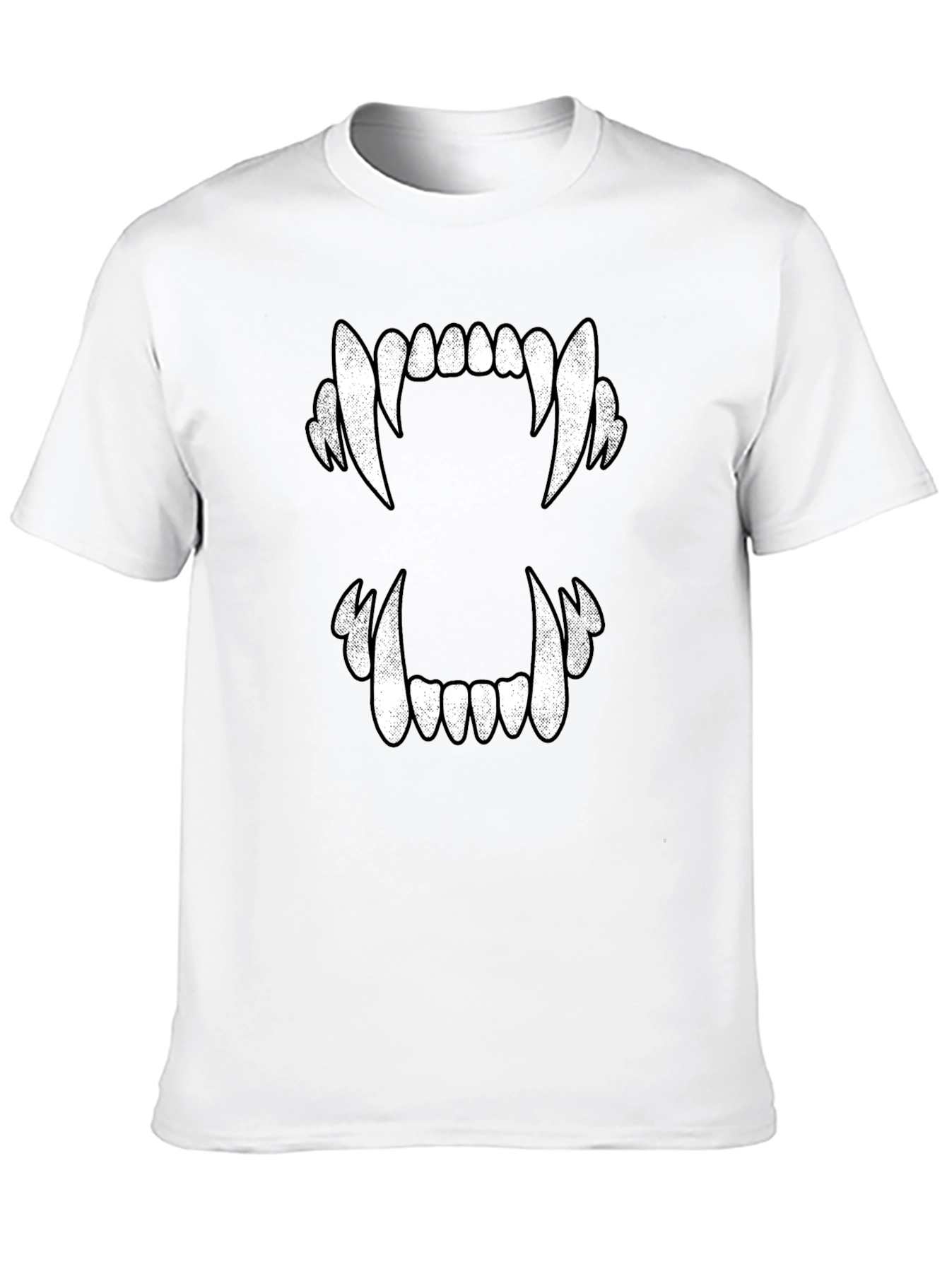 Vampire Teeth Graphic Tee - Halloween T-Shirt