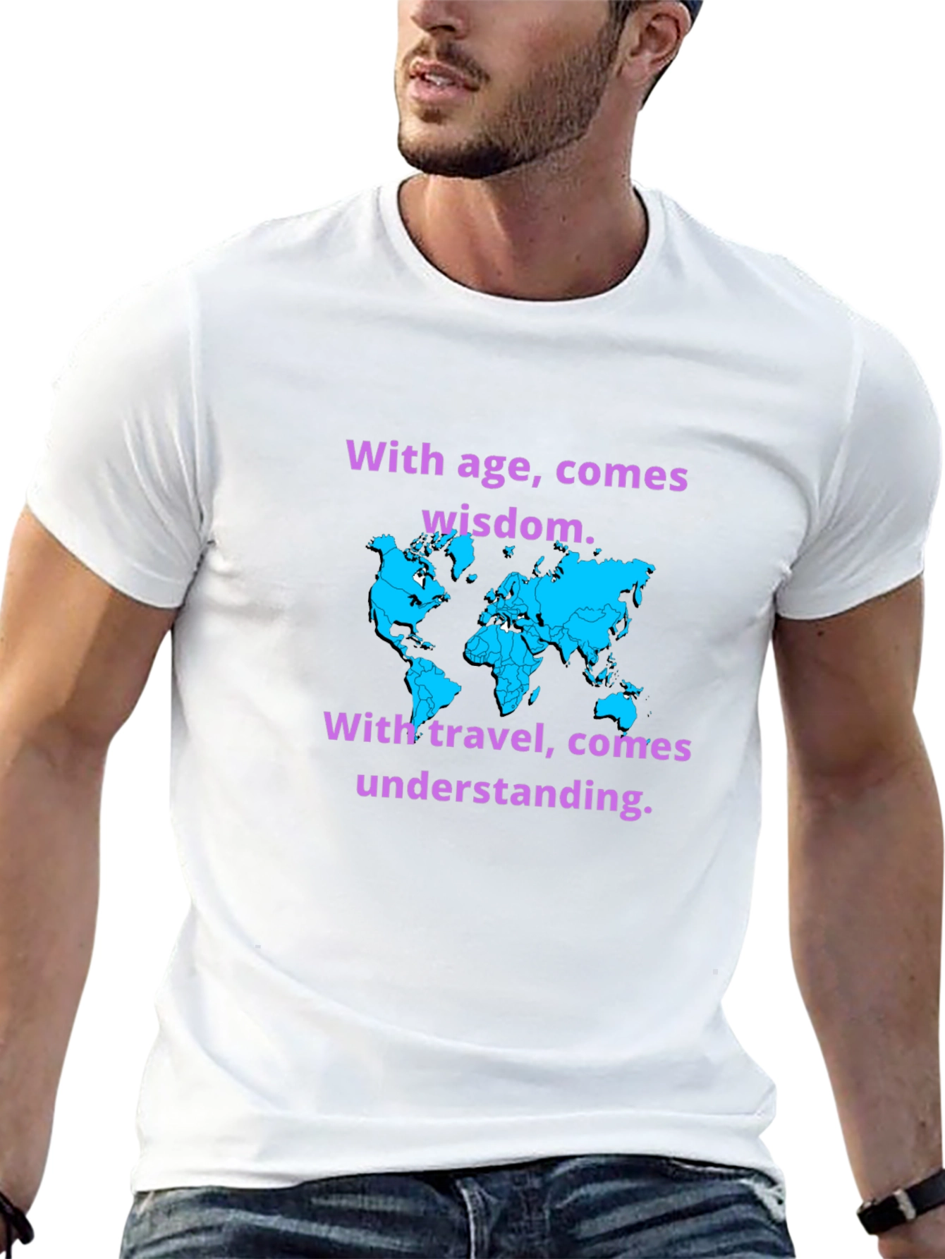 Travel Wisdom Black T-Shirt