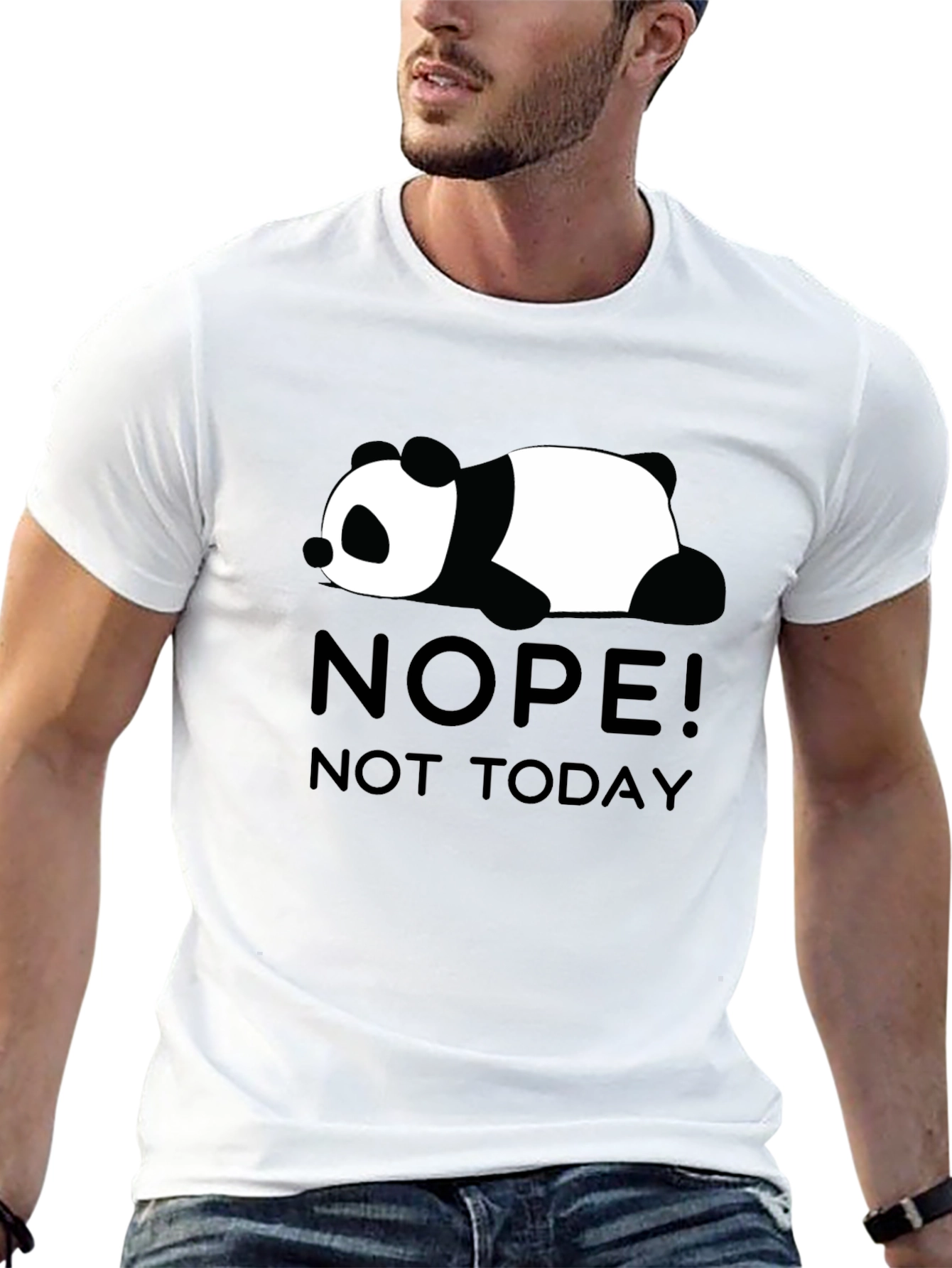 Nope Not Today Panda Tee