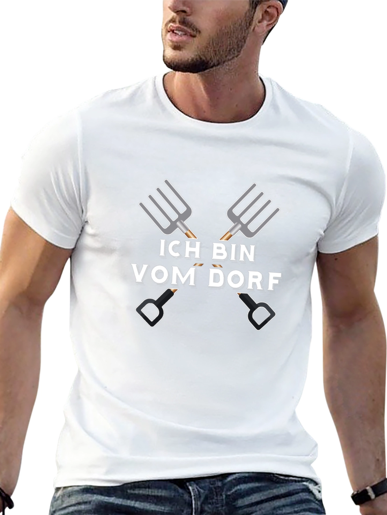 Ich Bin Vom Dorf Graphic T-Shirt