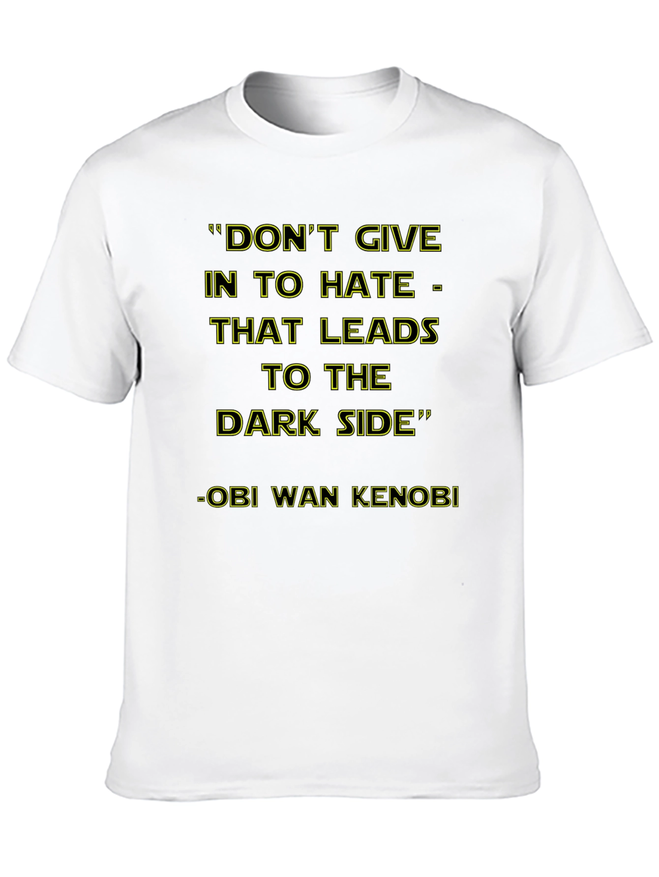 Star Wars Dark Side T-Shirt - Obi-Wan Kenobi Quote