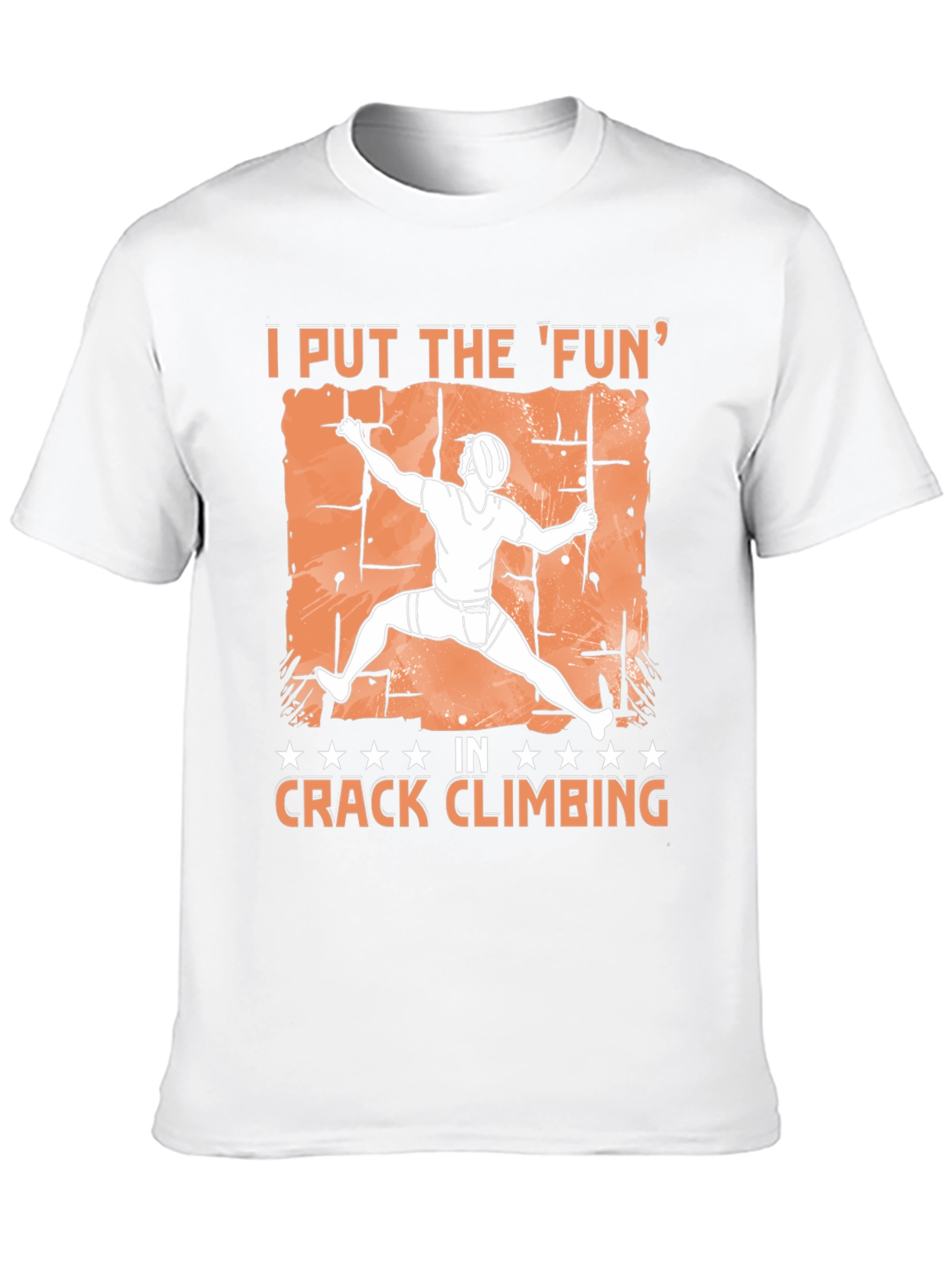 Crack Climbing Fun T-Shirt - Rock Climbing Tee