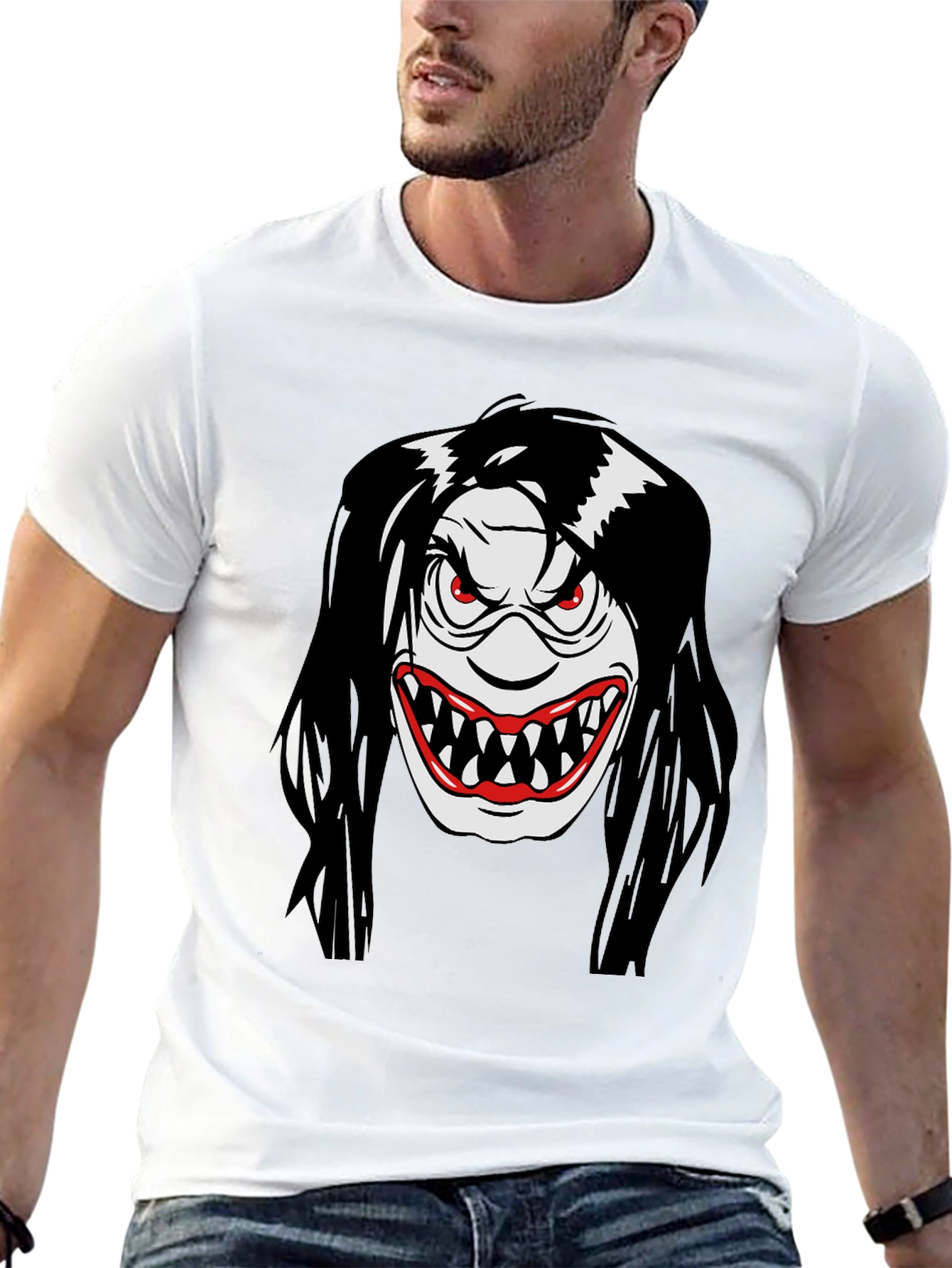 Monster Graphic Black T-Shirt