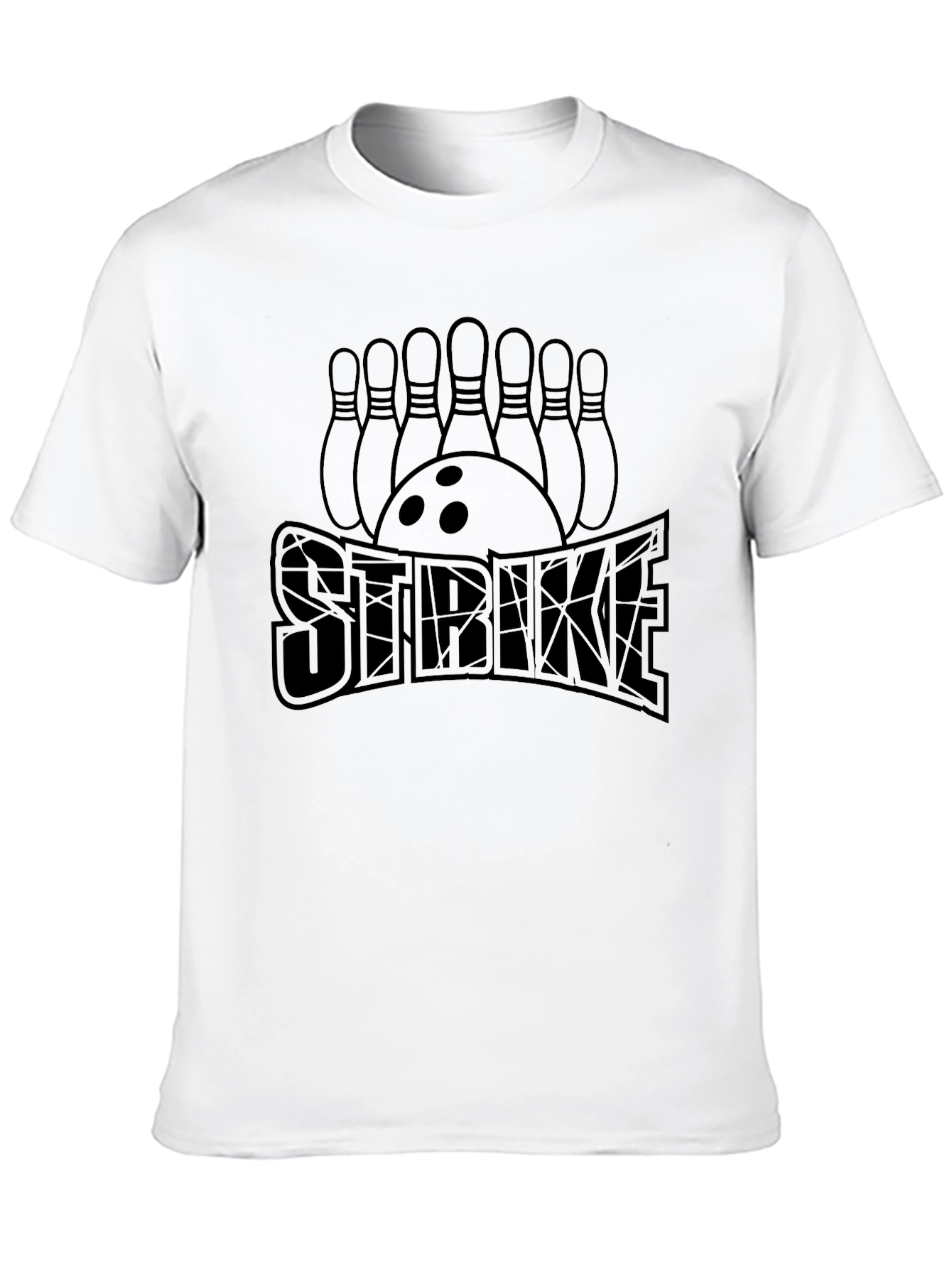 Bowling Strike T-Shirt - Unique Design