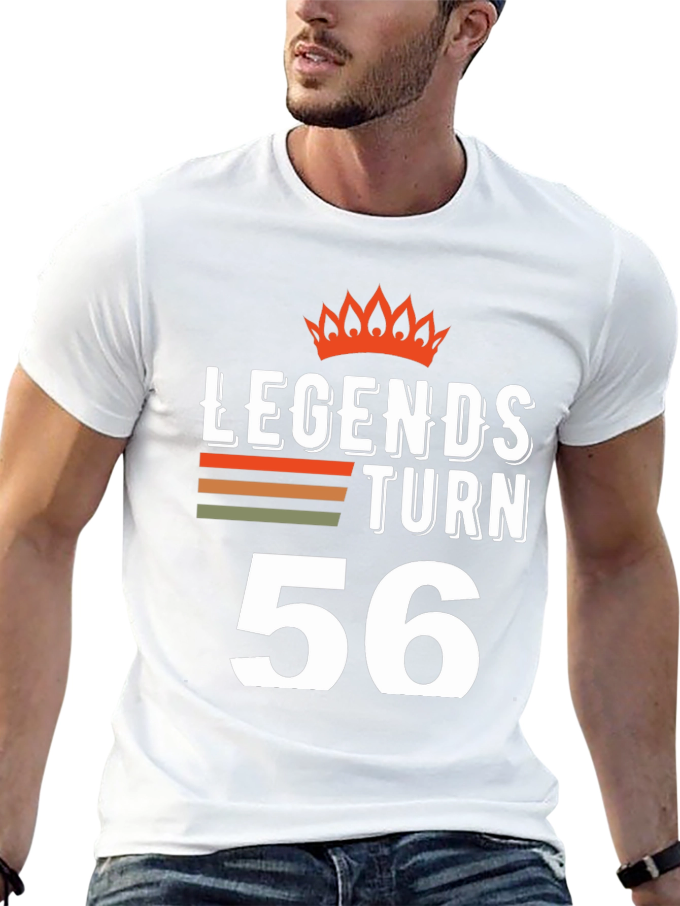 Legends Turn 56 Birthday T-Shirt