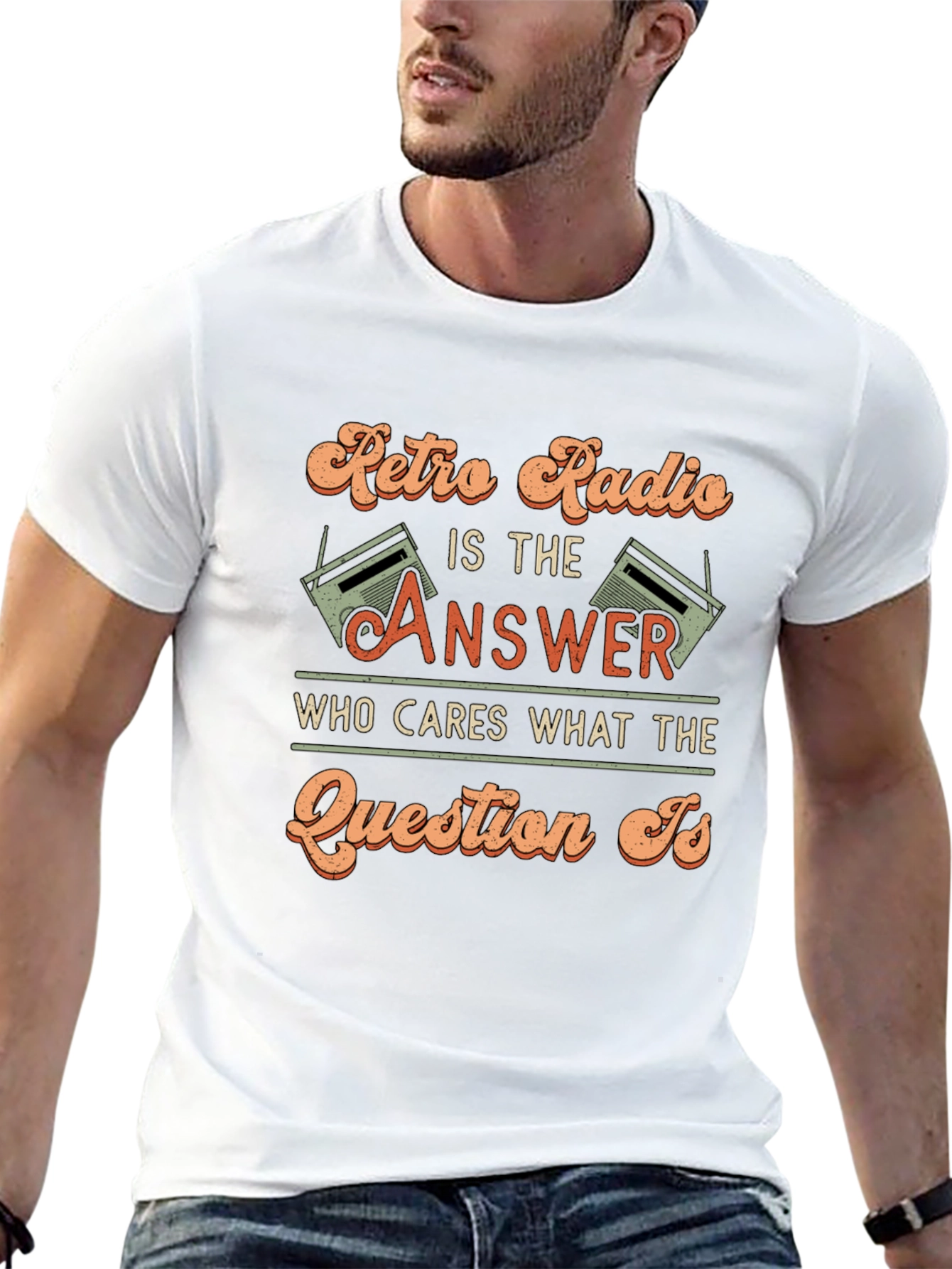 Retro Radio is the Answer T-Shirt