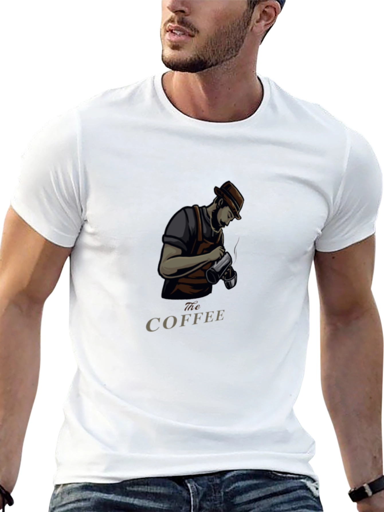 Stylish Barista Graphic Tee - The Coffee Artist