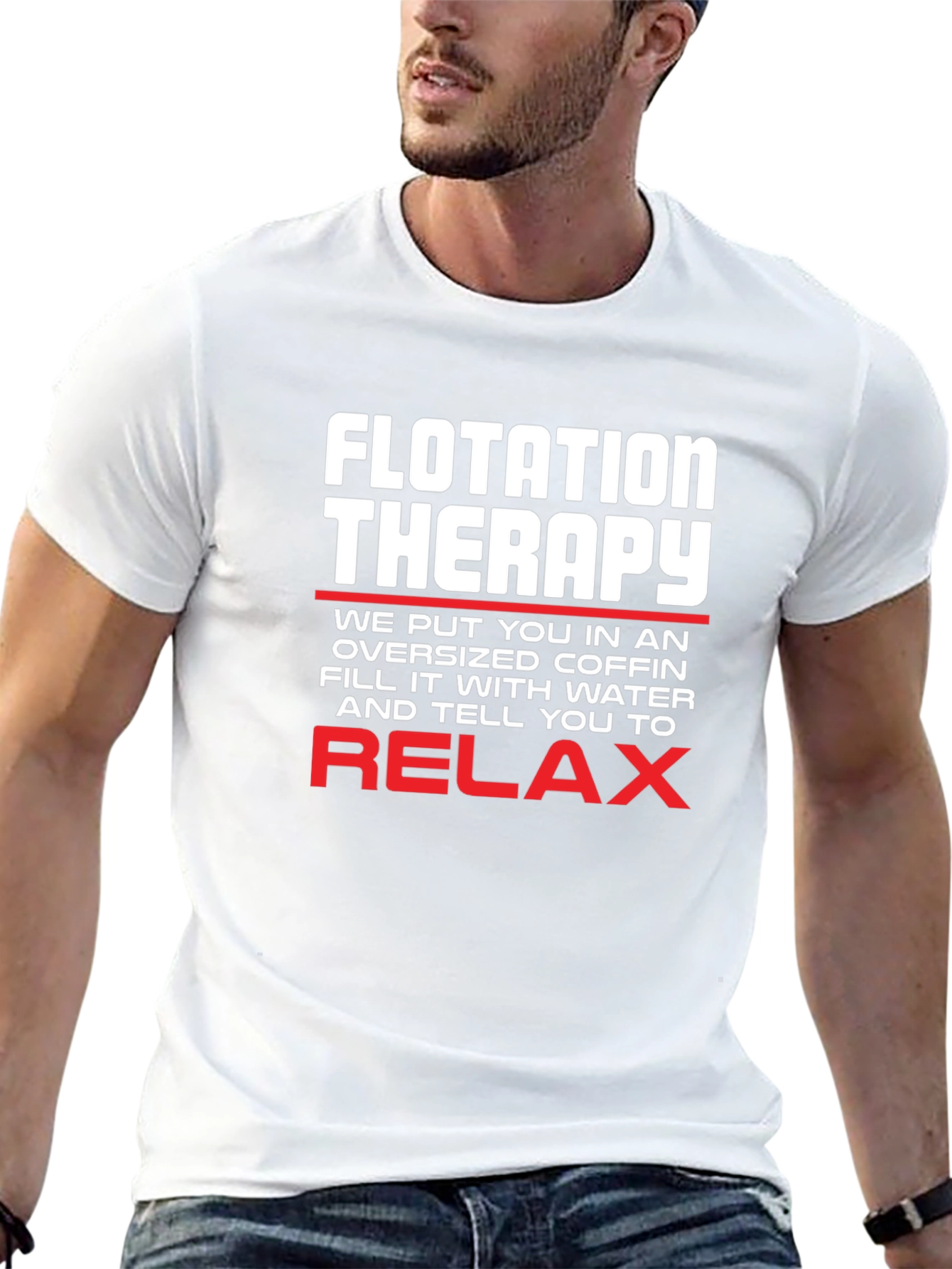 Flotation Therapy T-Shirt Relax Funny Tee