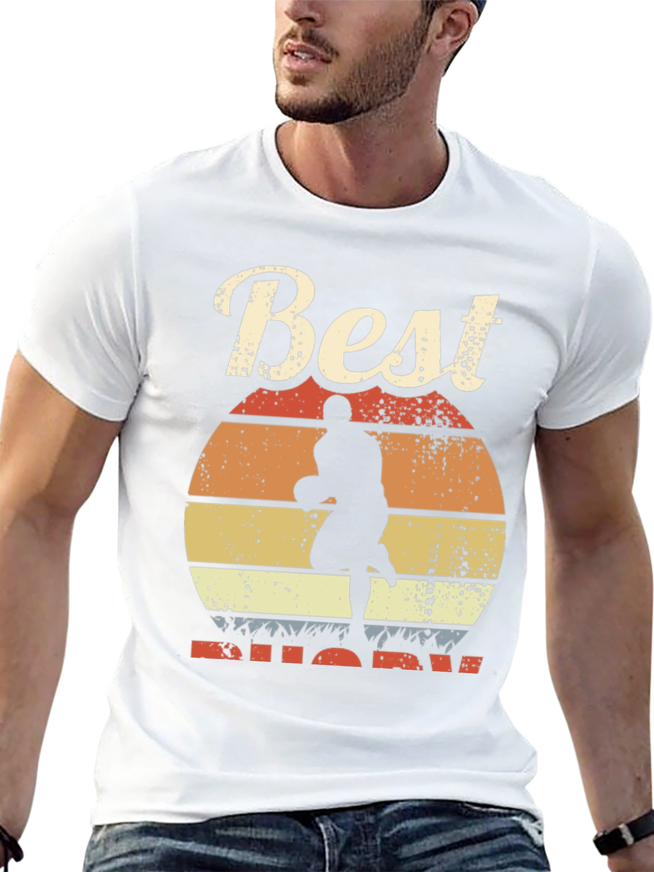 Best Rugby Retro T-Shirt