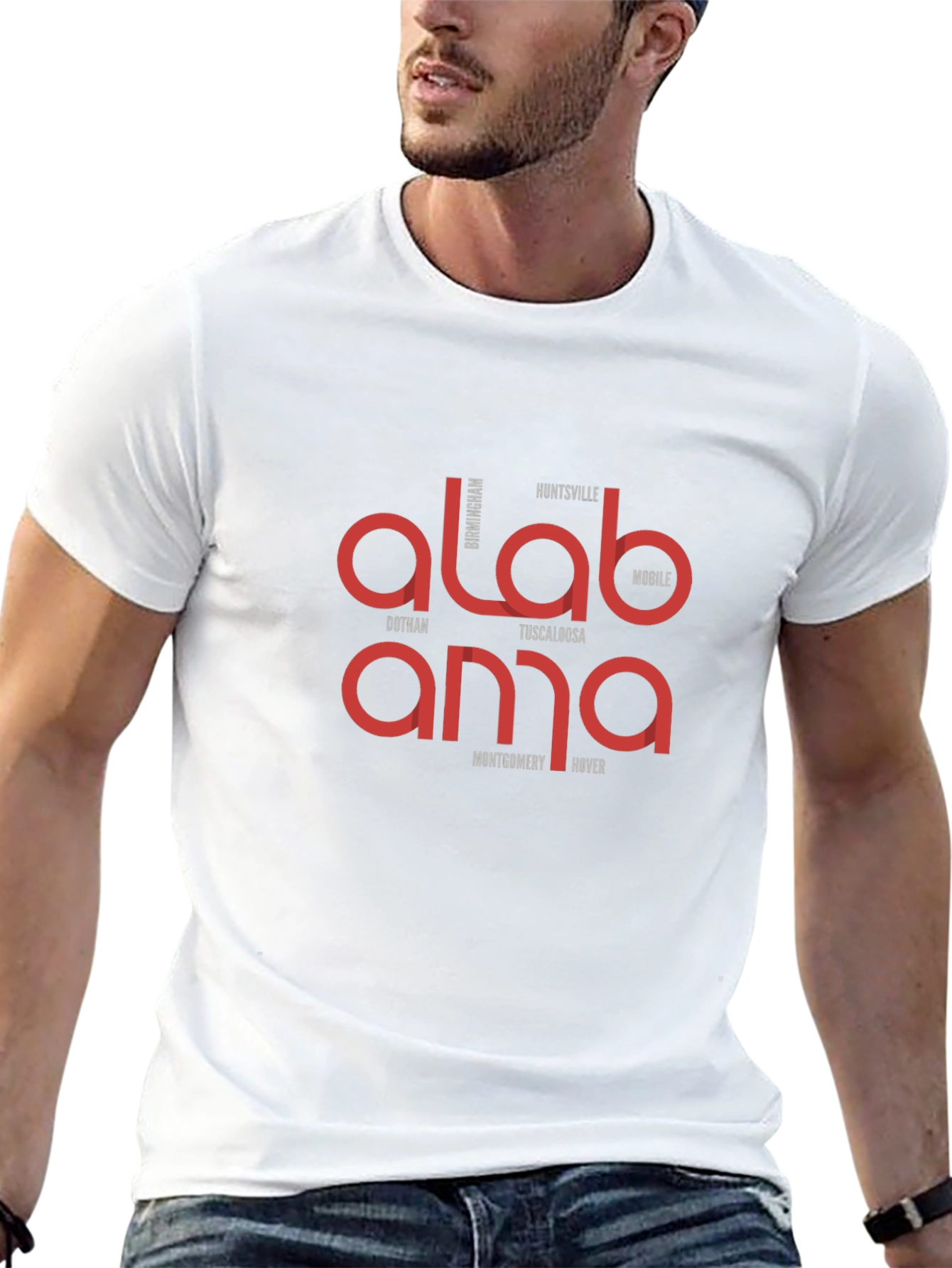 Alabama Cities Graphic T-Shirt