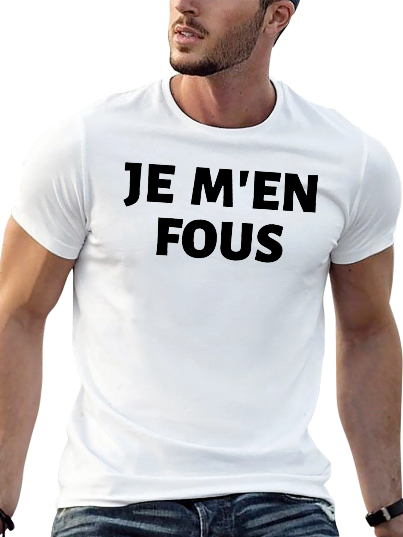 Je Men Fous Graphic Tee - Relaxed Fit
