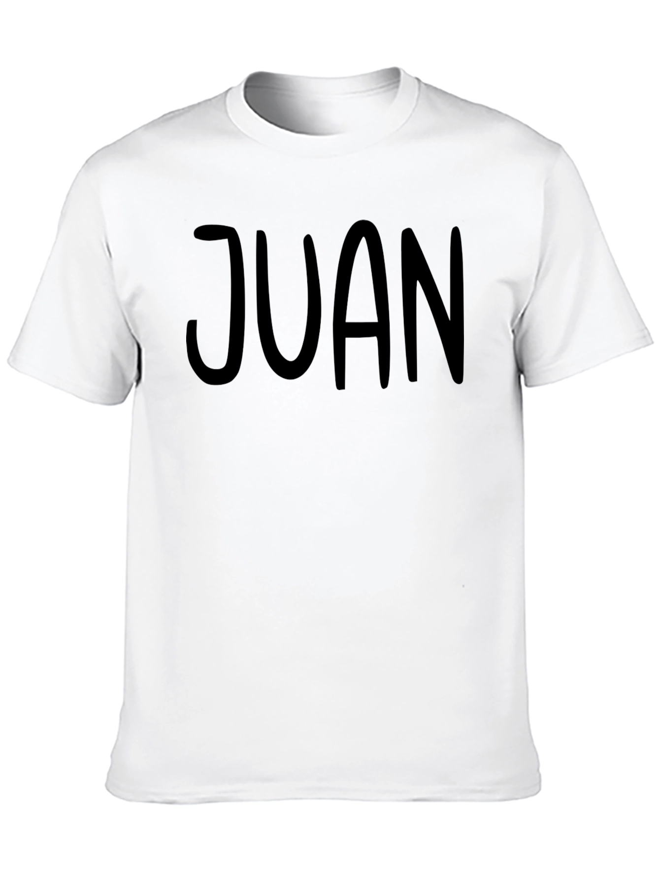 Custom Name Black T-Shirt - Personalized Text Tee