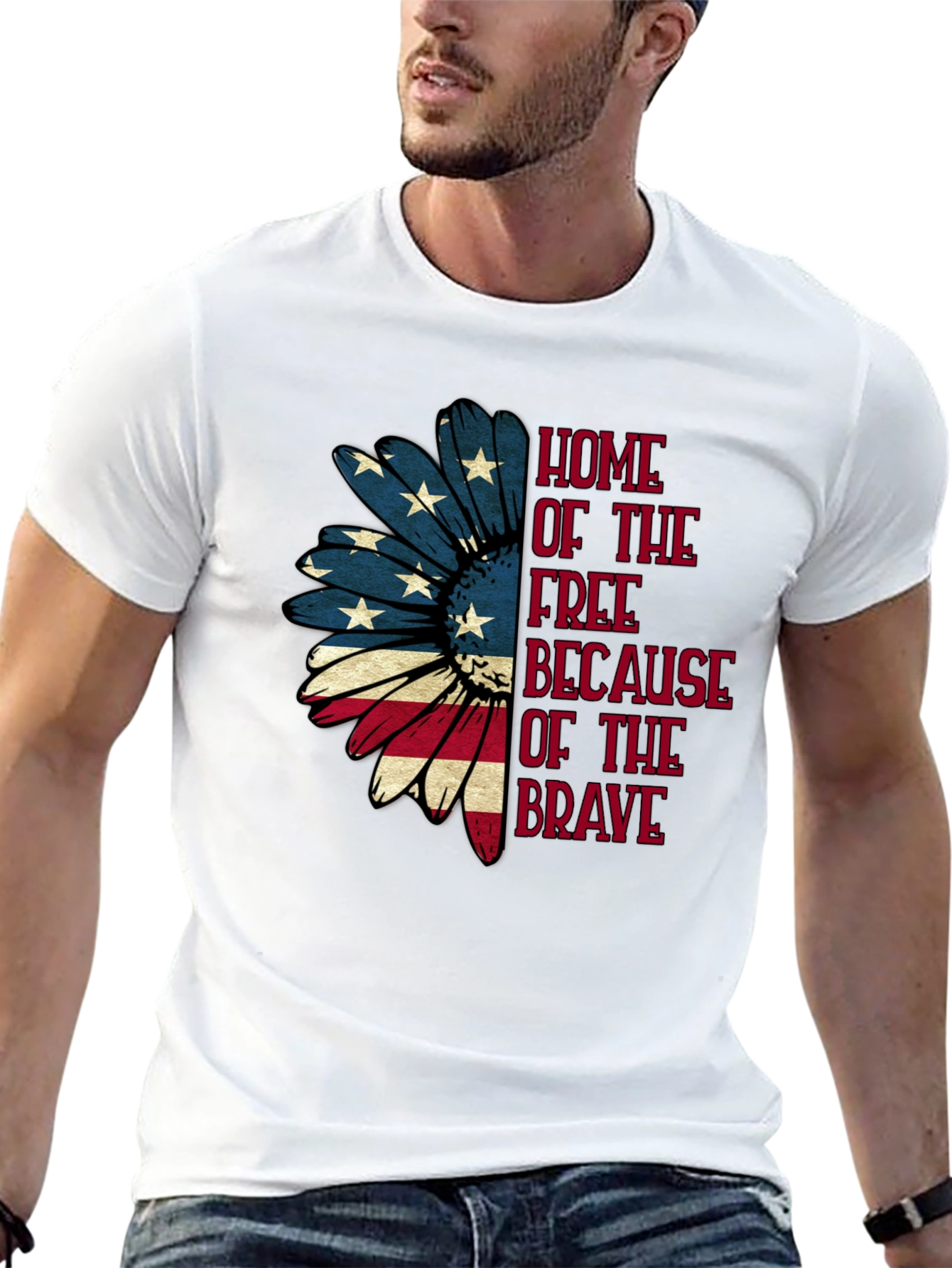 Home of the Free Graphic T-Shirt