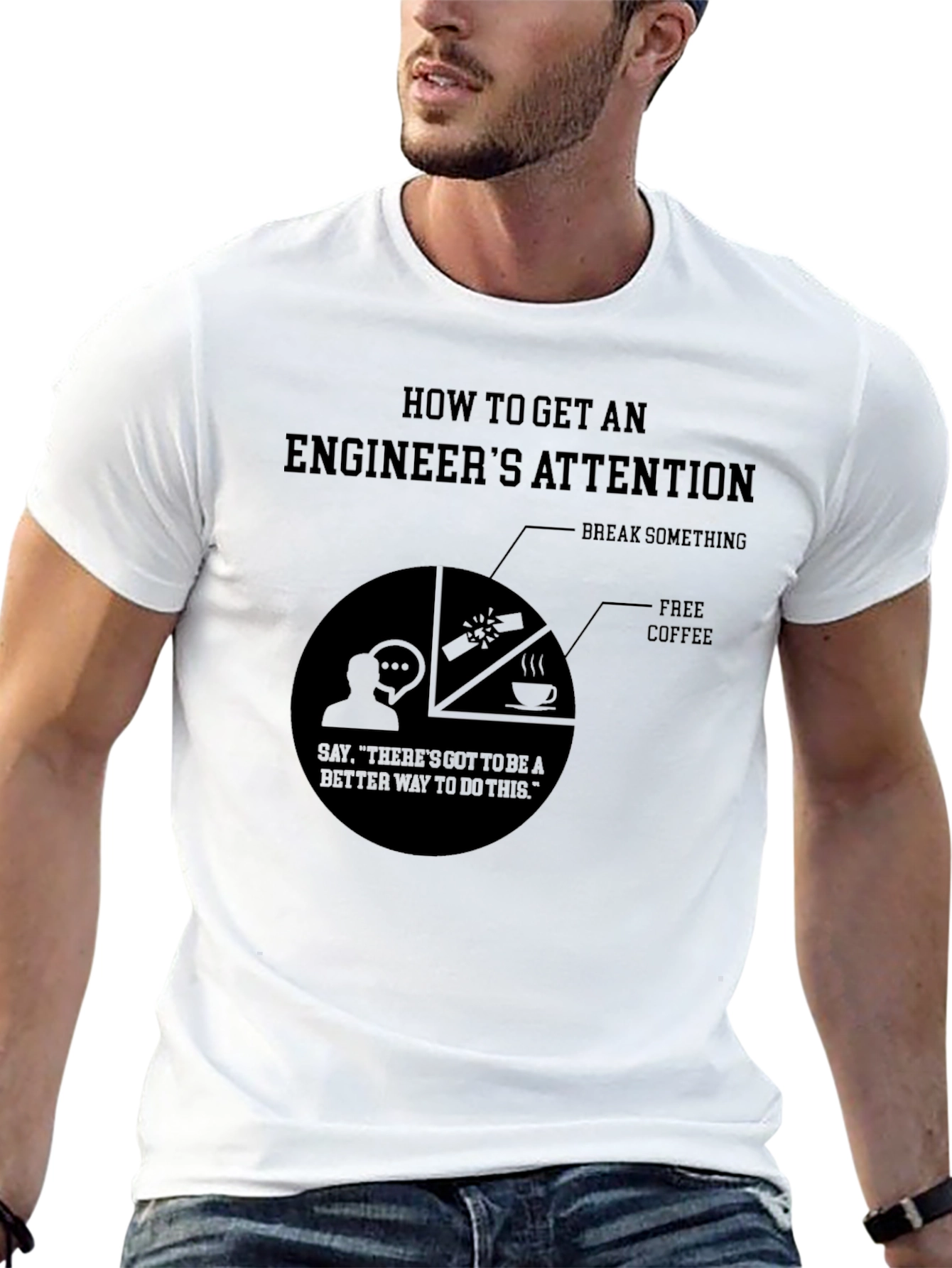 Engineer Attention T-Shirt - Funny Engineering Gift