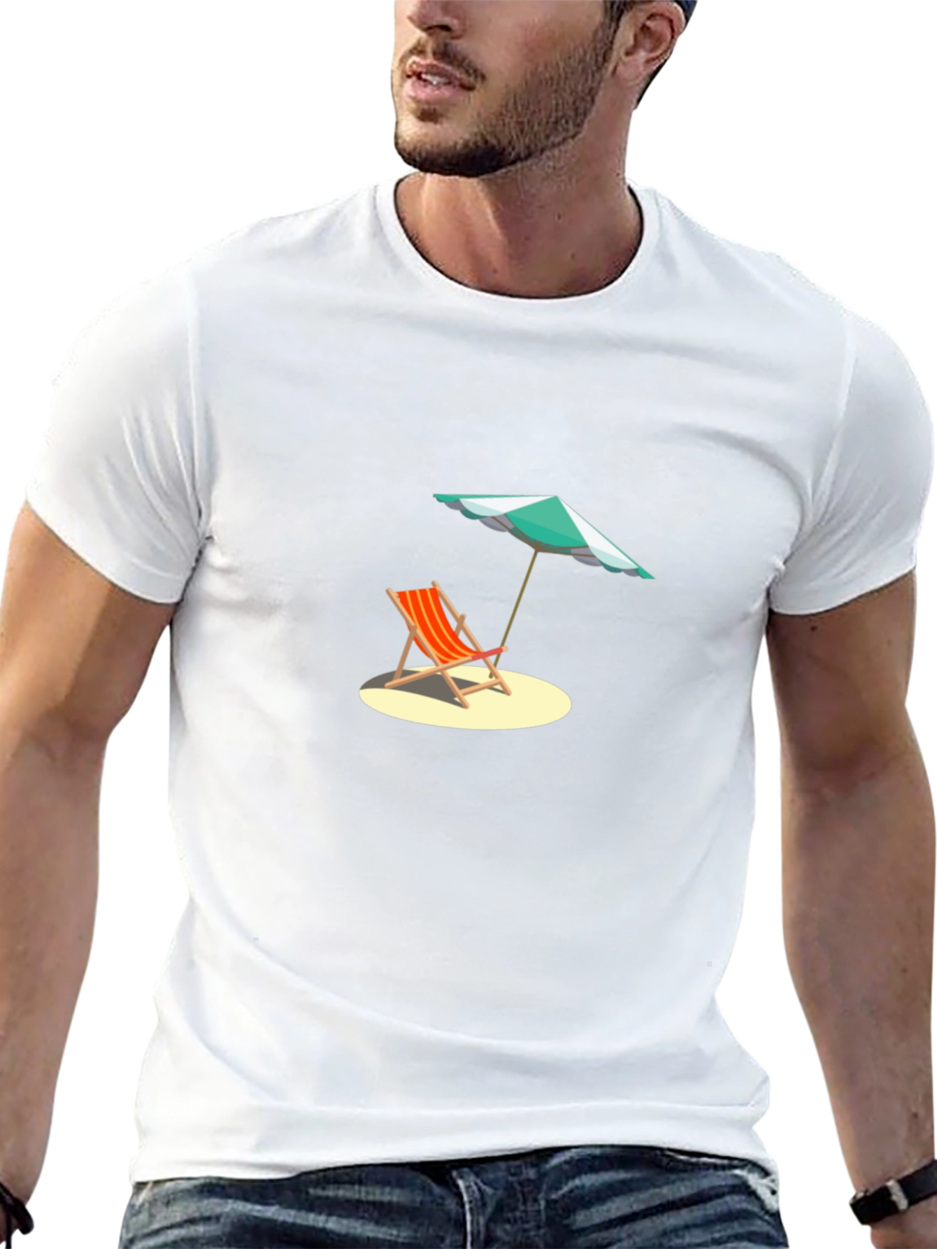 Beach Chair Graphic T-Shirt - Summer Vibes