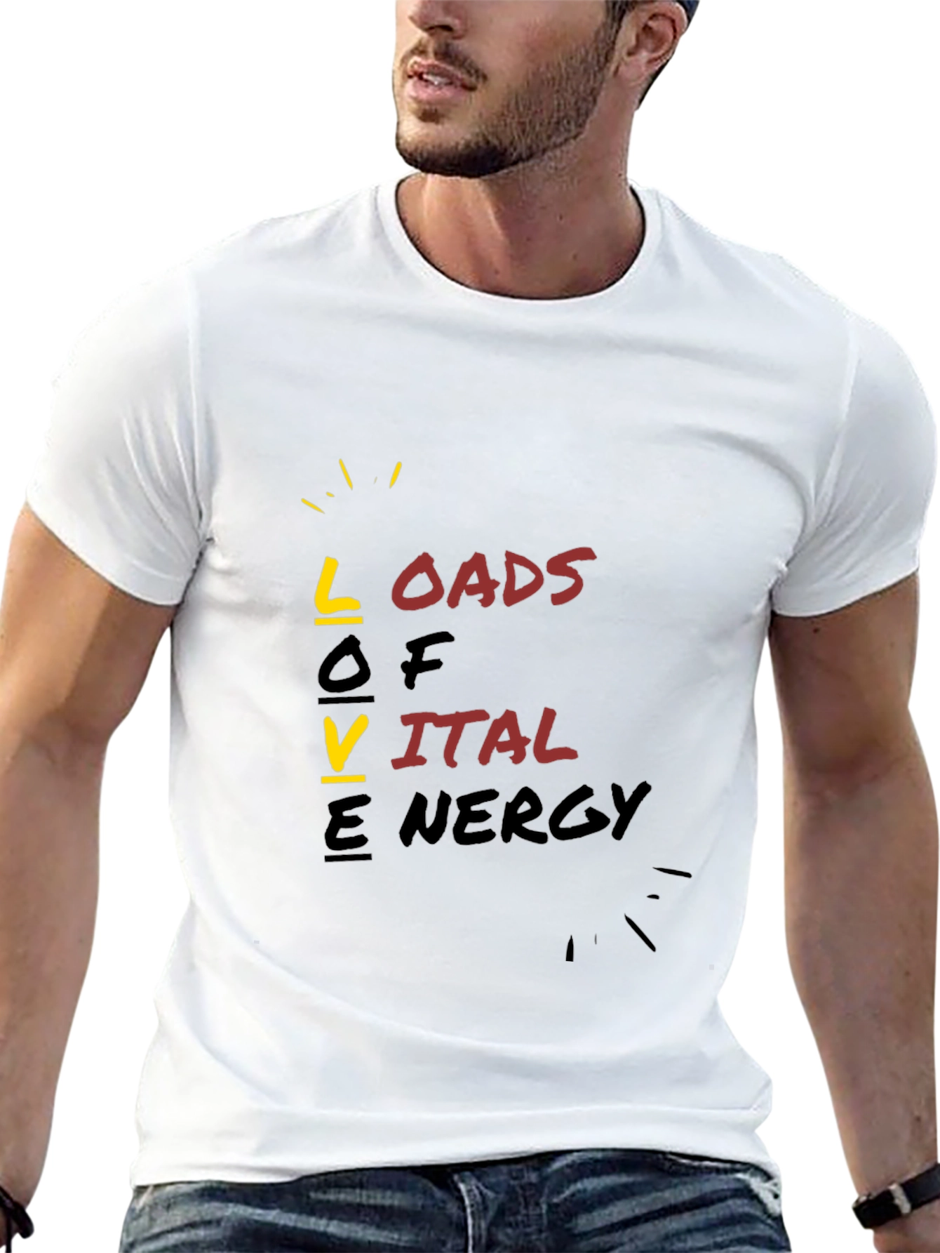 Love Loads of Vital Energy Graphic T-Shirt