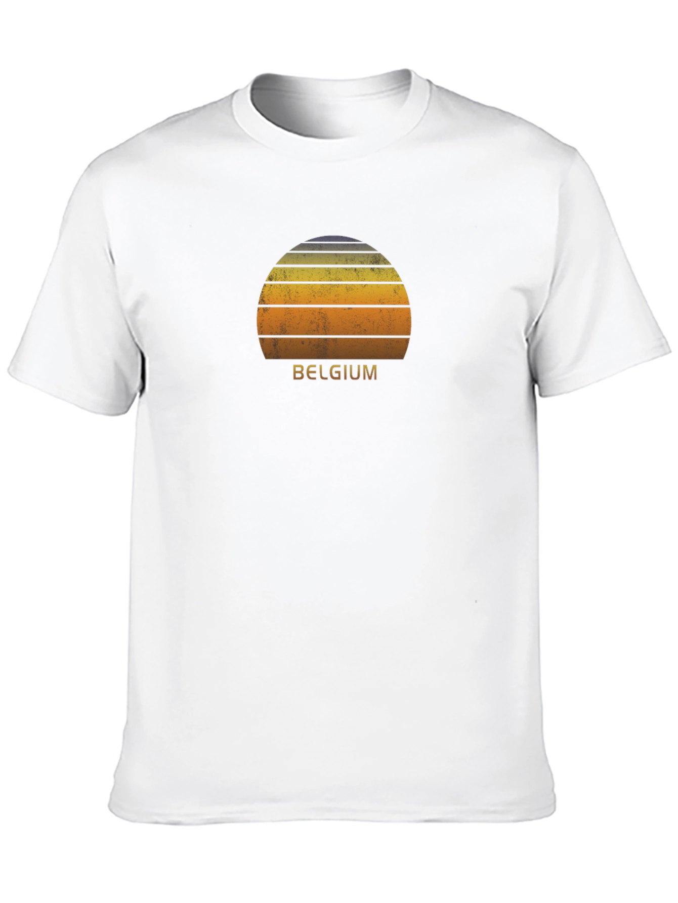 Belgium Sunset T-Shirt - Retro Graphic Tee