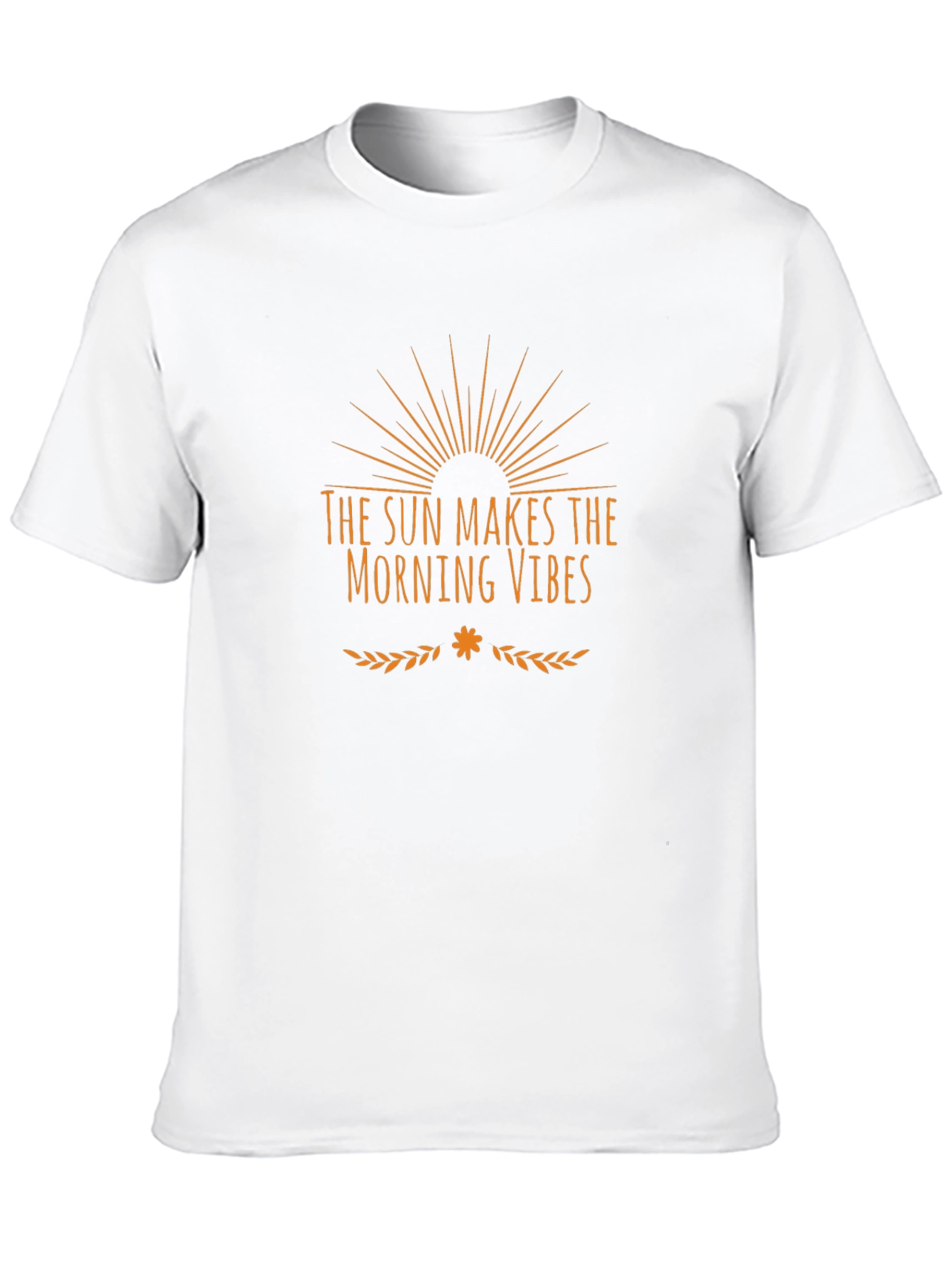 Sun Makes The Morning Vibes Black T-Shirt