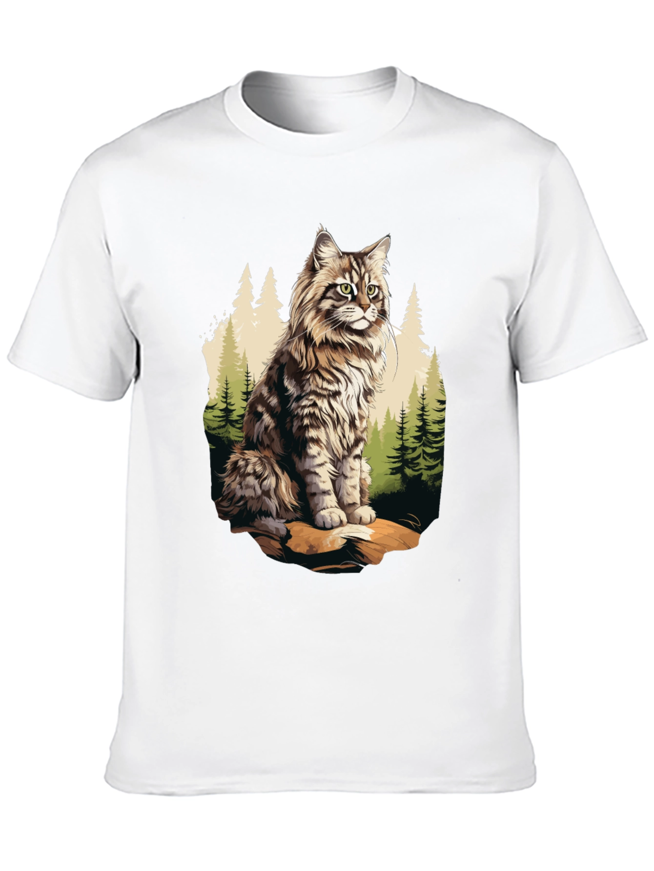Cat in the Woods Graphic Tee