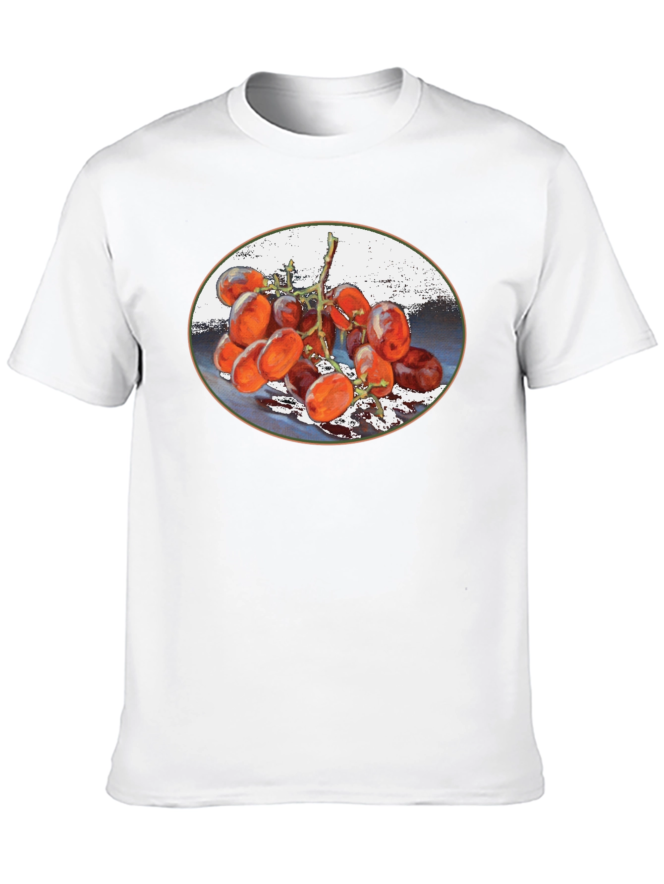 Grapes Graphic Tee - Stylish Fruit Design