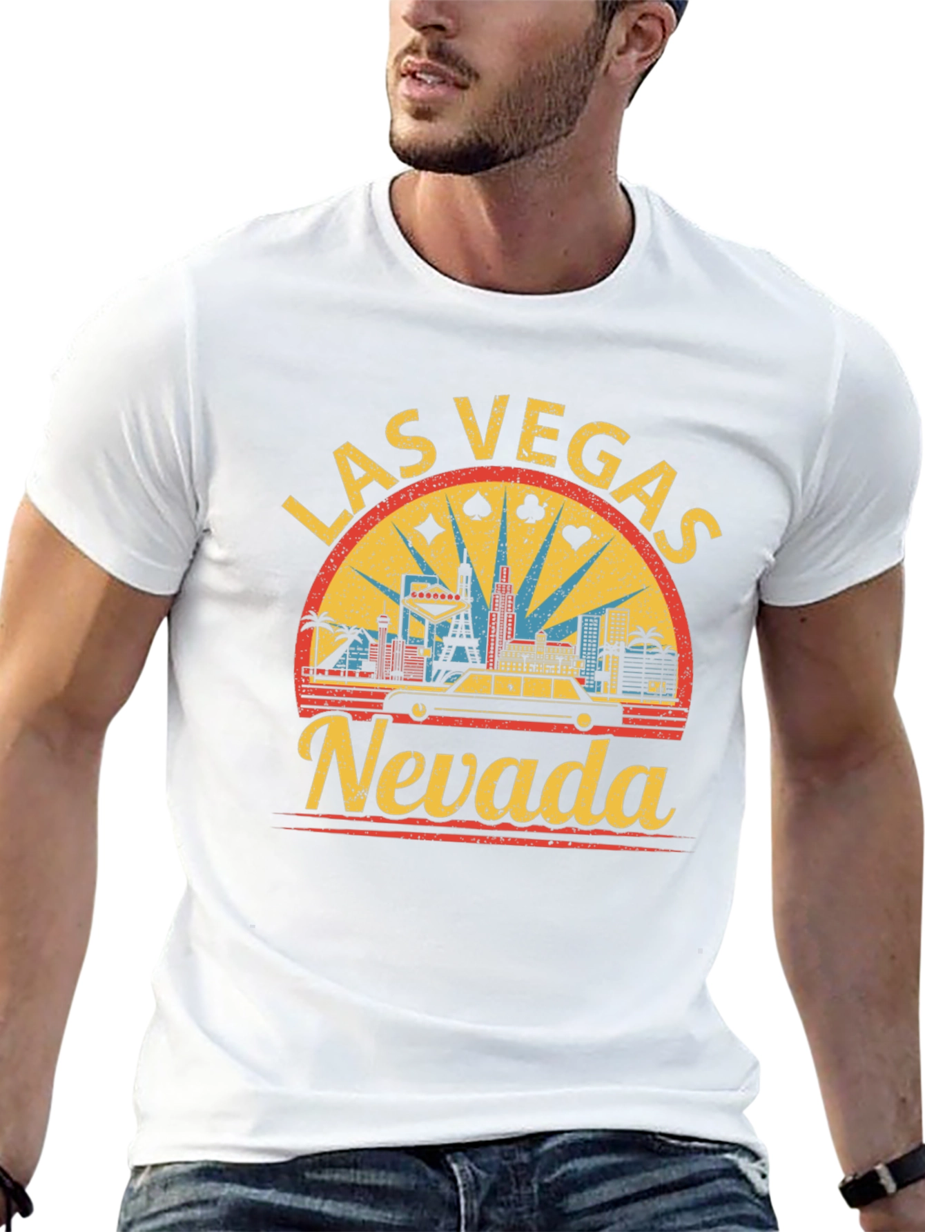 Las Vegas Nevada Retro Graphic T-Shirt