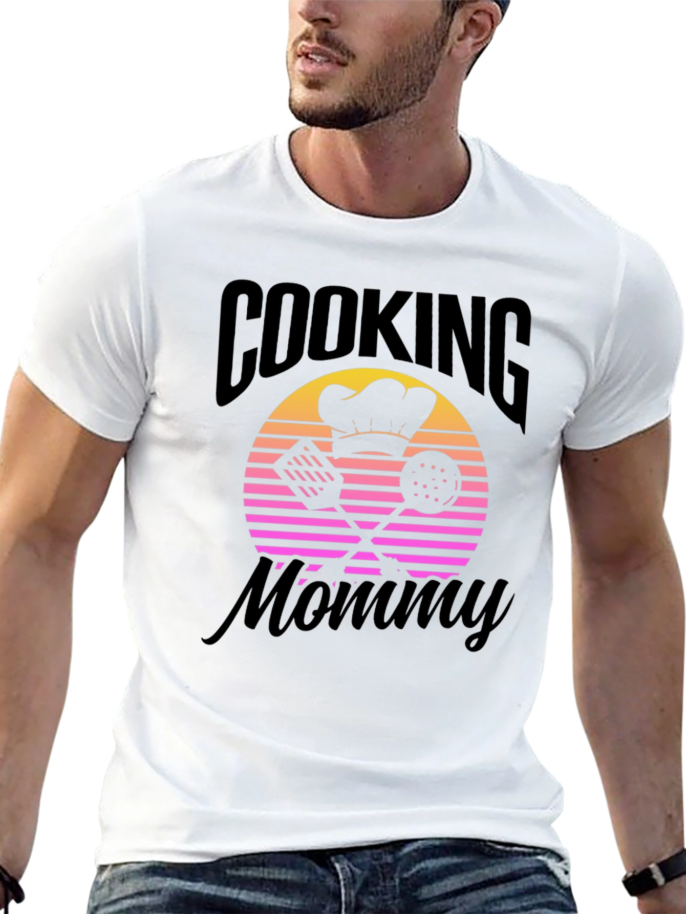 Cooking Mommy Retro Sunset Graphic Tee