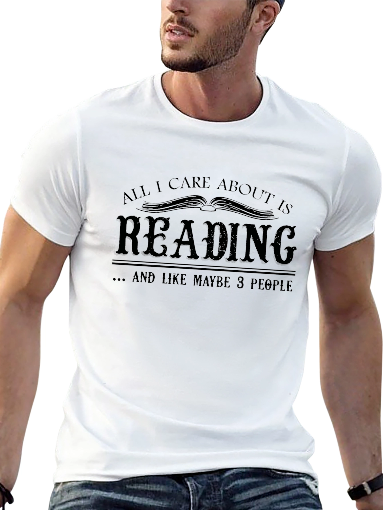 Reading Lovers T-Shirt: All I Care About Is Reading