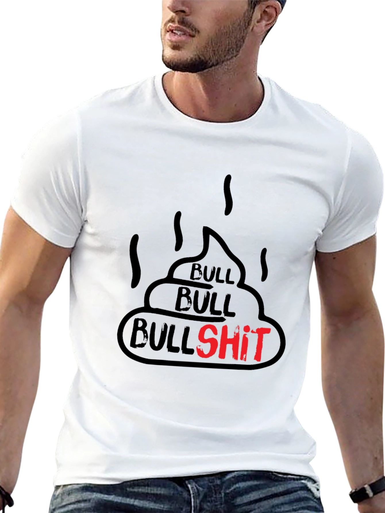 Bullshit Graphic Tee - Funny Humor Novelty T-Shirt