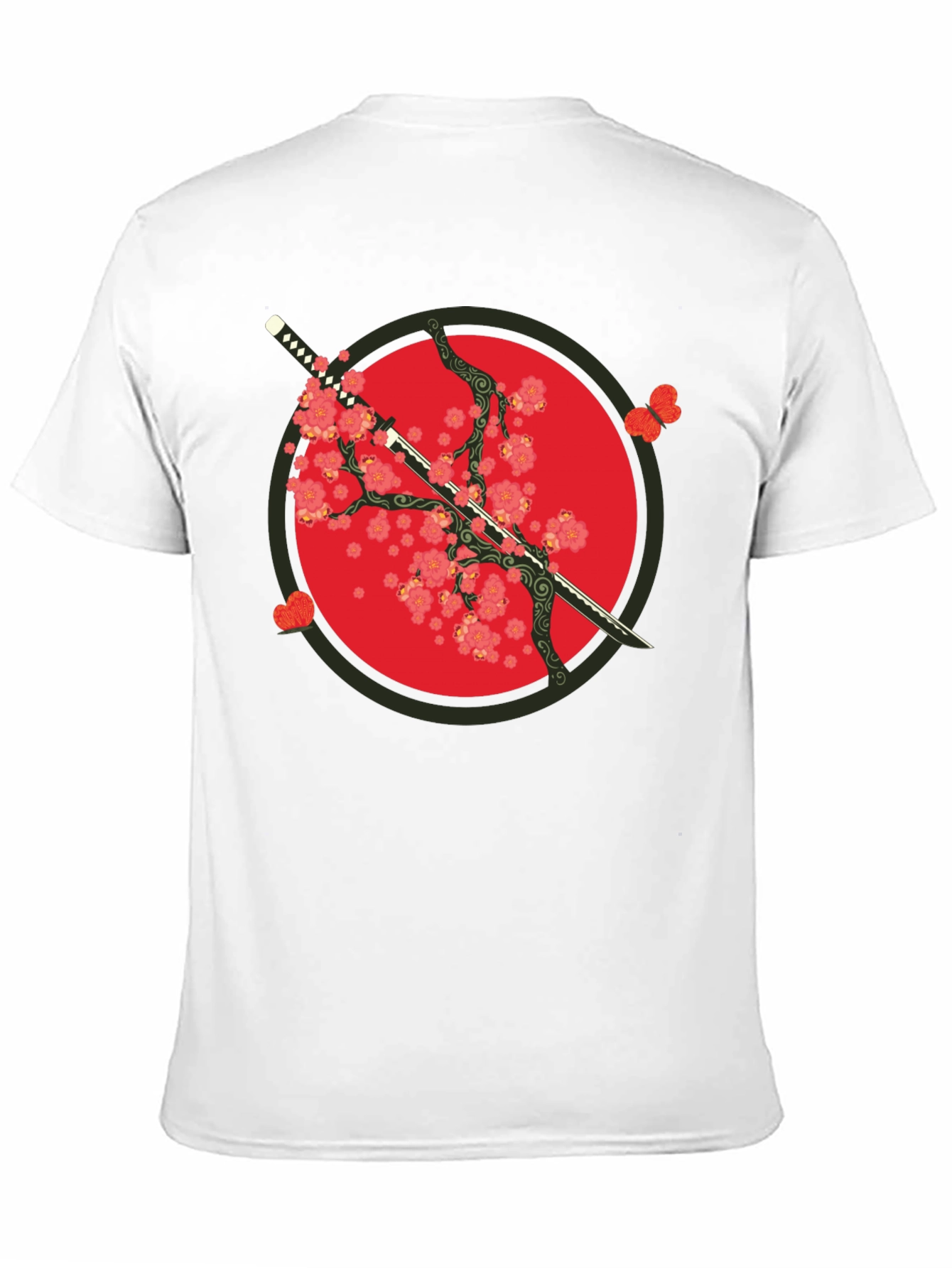 Katana & Blossom Graphic Tee