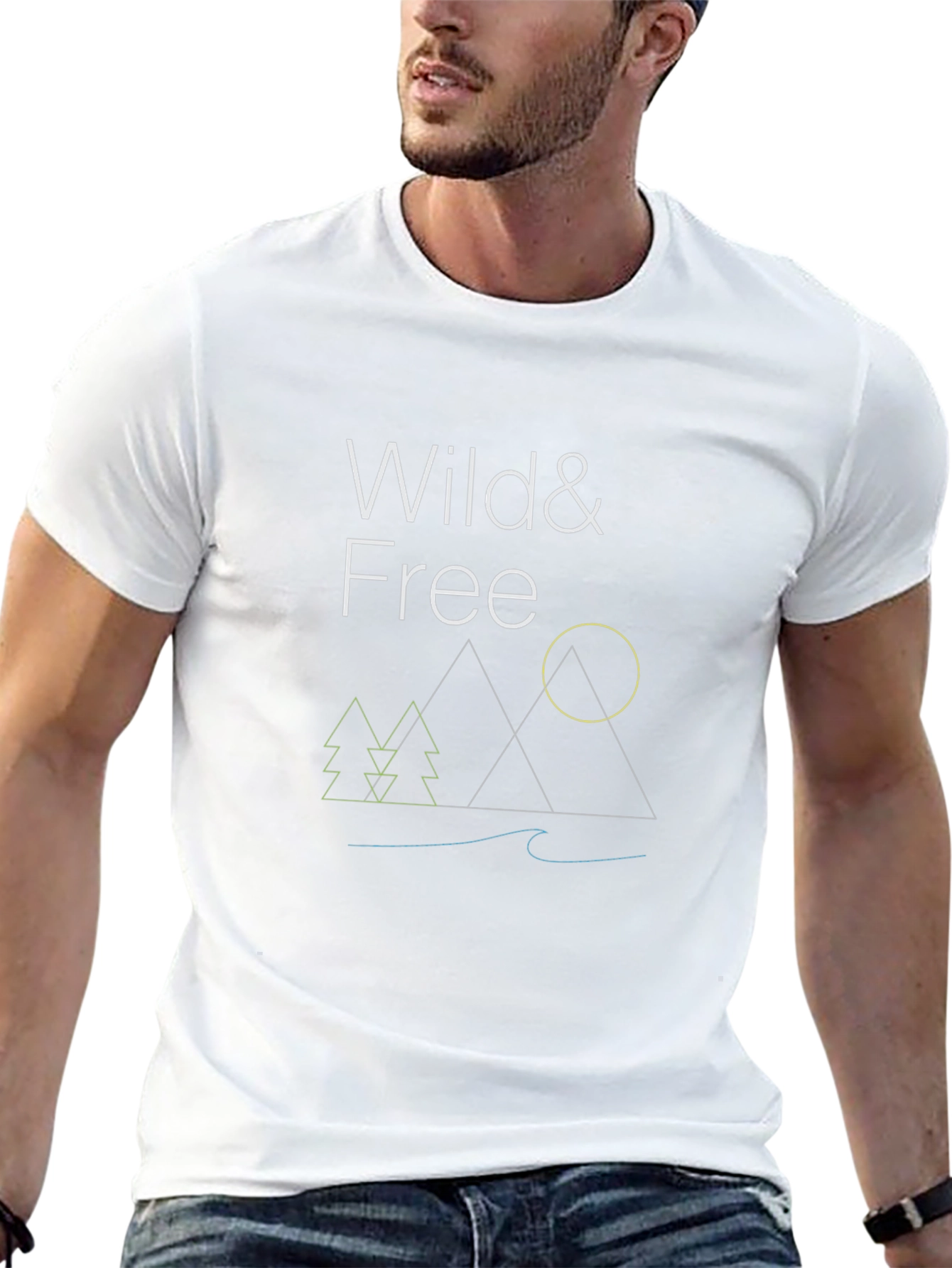 Wild & Free Graphic T-Shirt - Adventure Awaits!