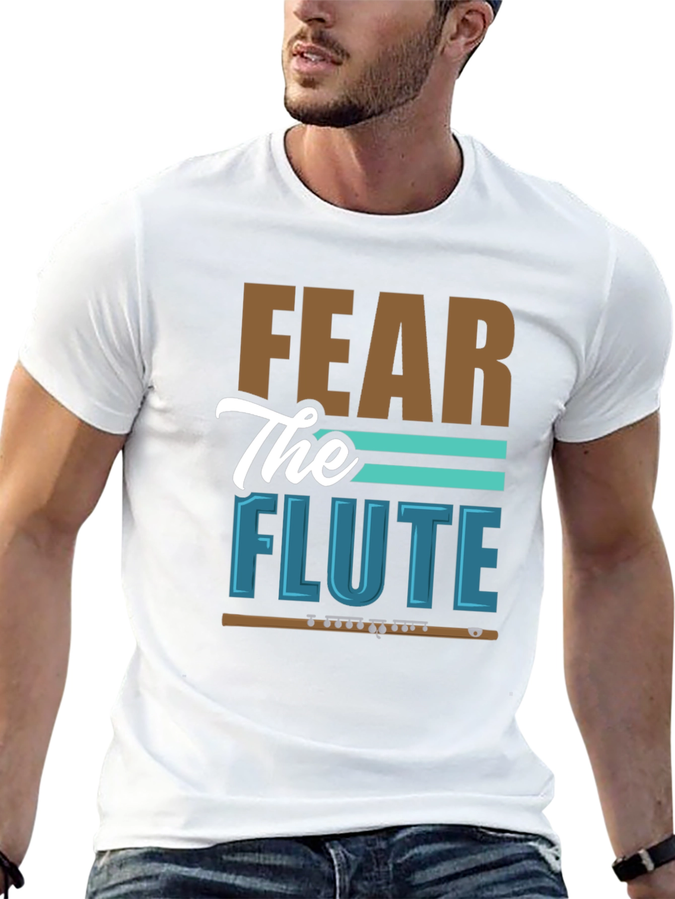 Fear The Flute Graphic T-Shirt