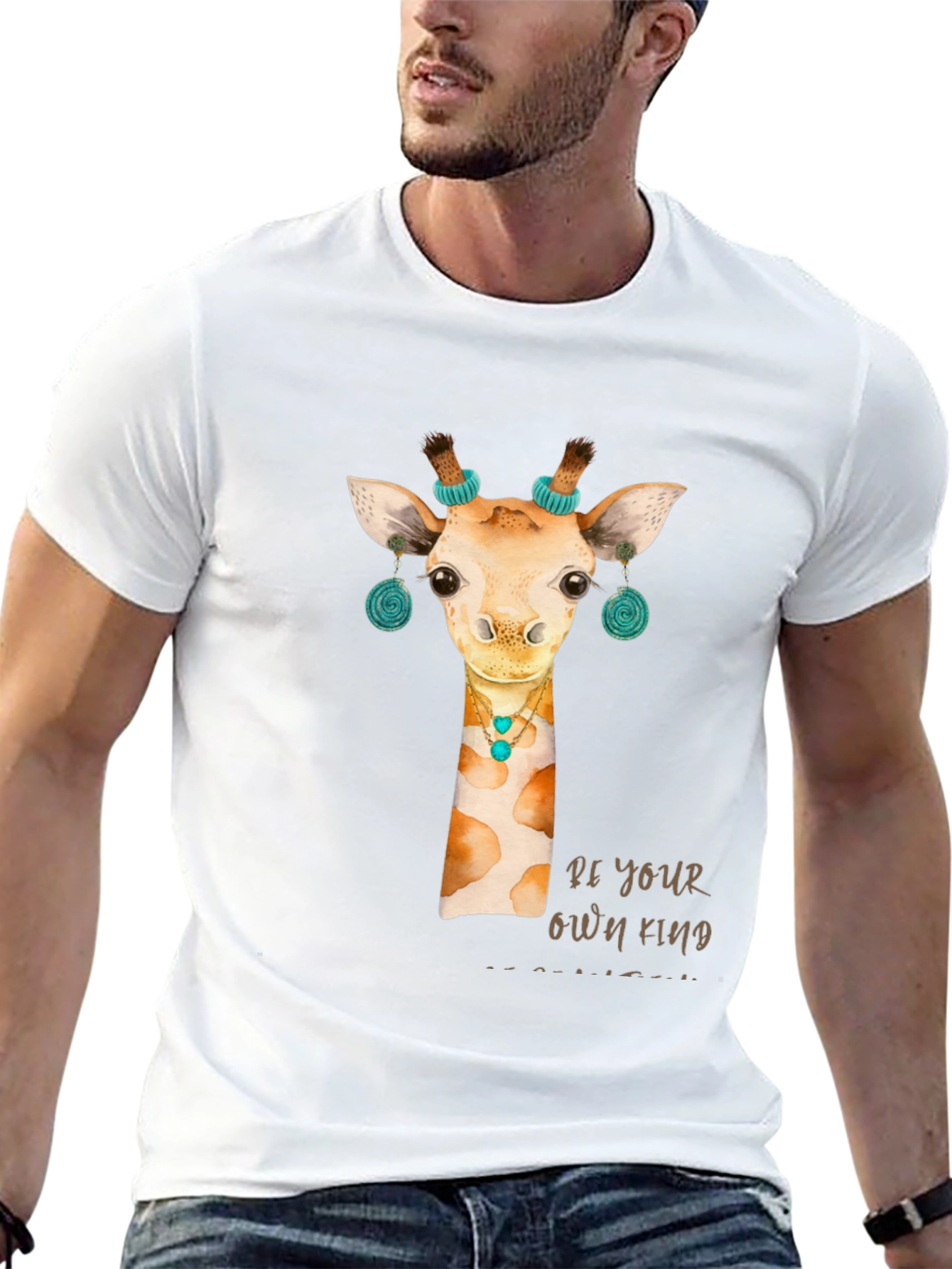 Giraffe T-Shirt: Be Your Own Kind